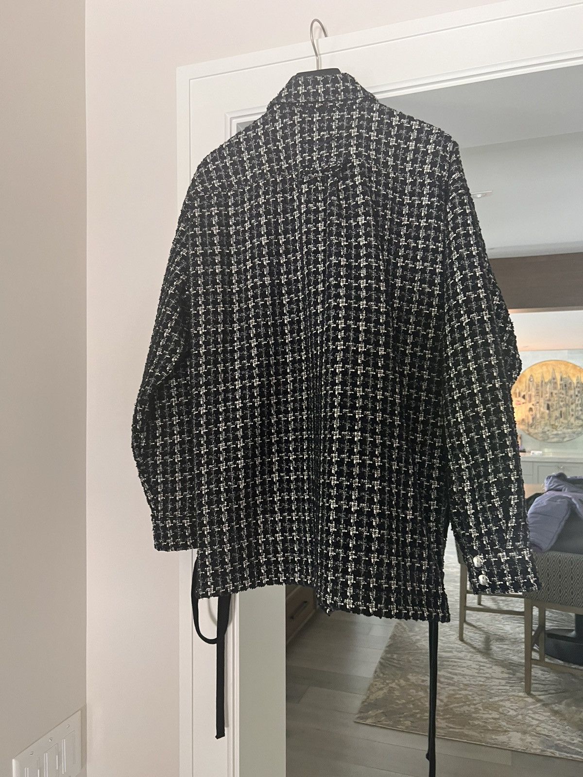 Faith Connexion Rare tweed button up flannel with drawstring sides Size US M / EU 48-50 / 2 - 5 Thumbnail