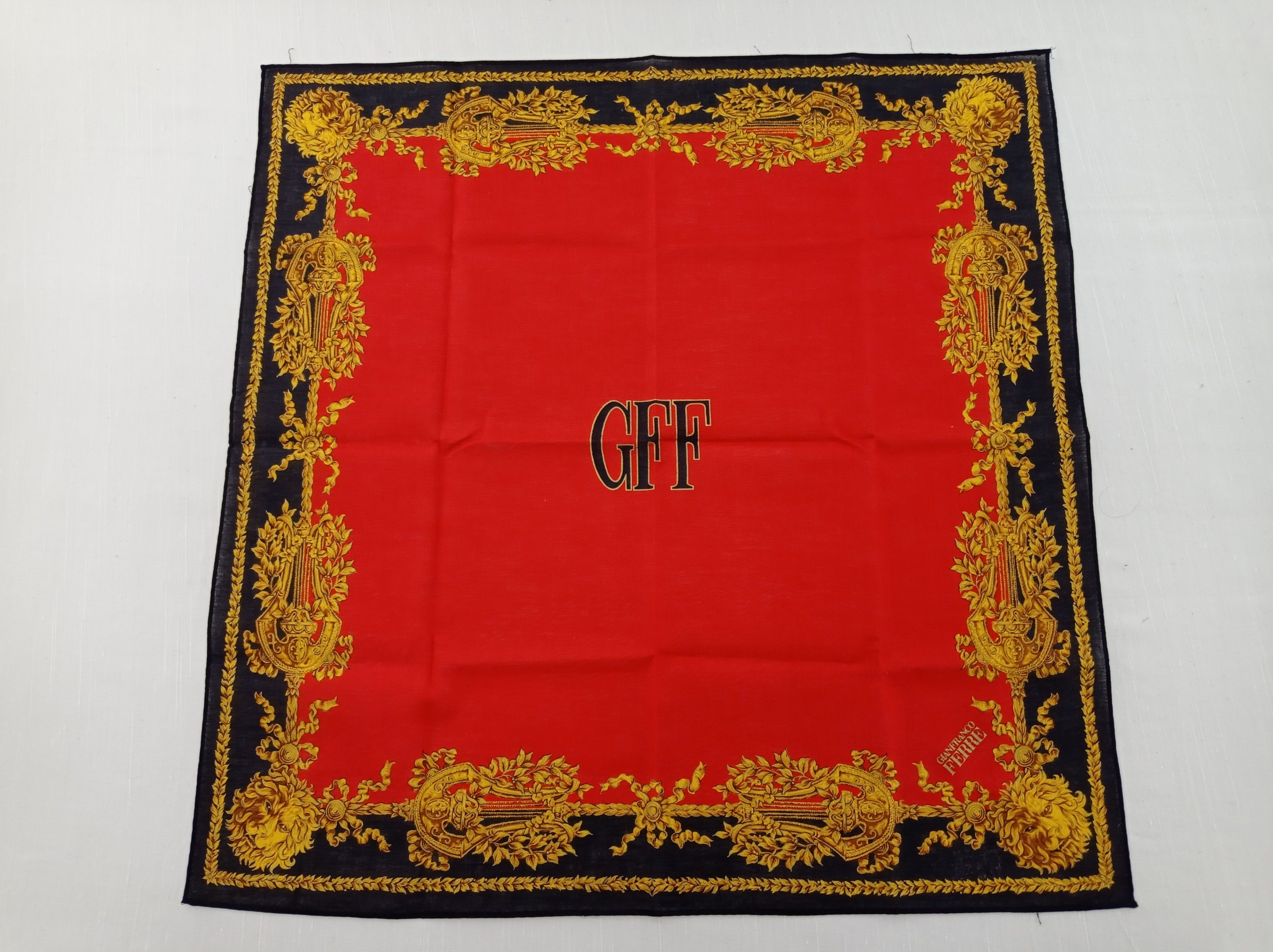 Gianfranco Ferre Vintage Gianfranco Ferre Handkerchief / Neckwear/Bandana H31 Size ONE SIZE - 3 Thumbnail