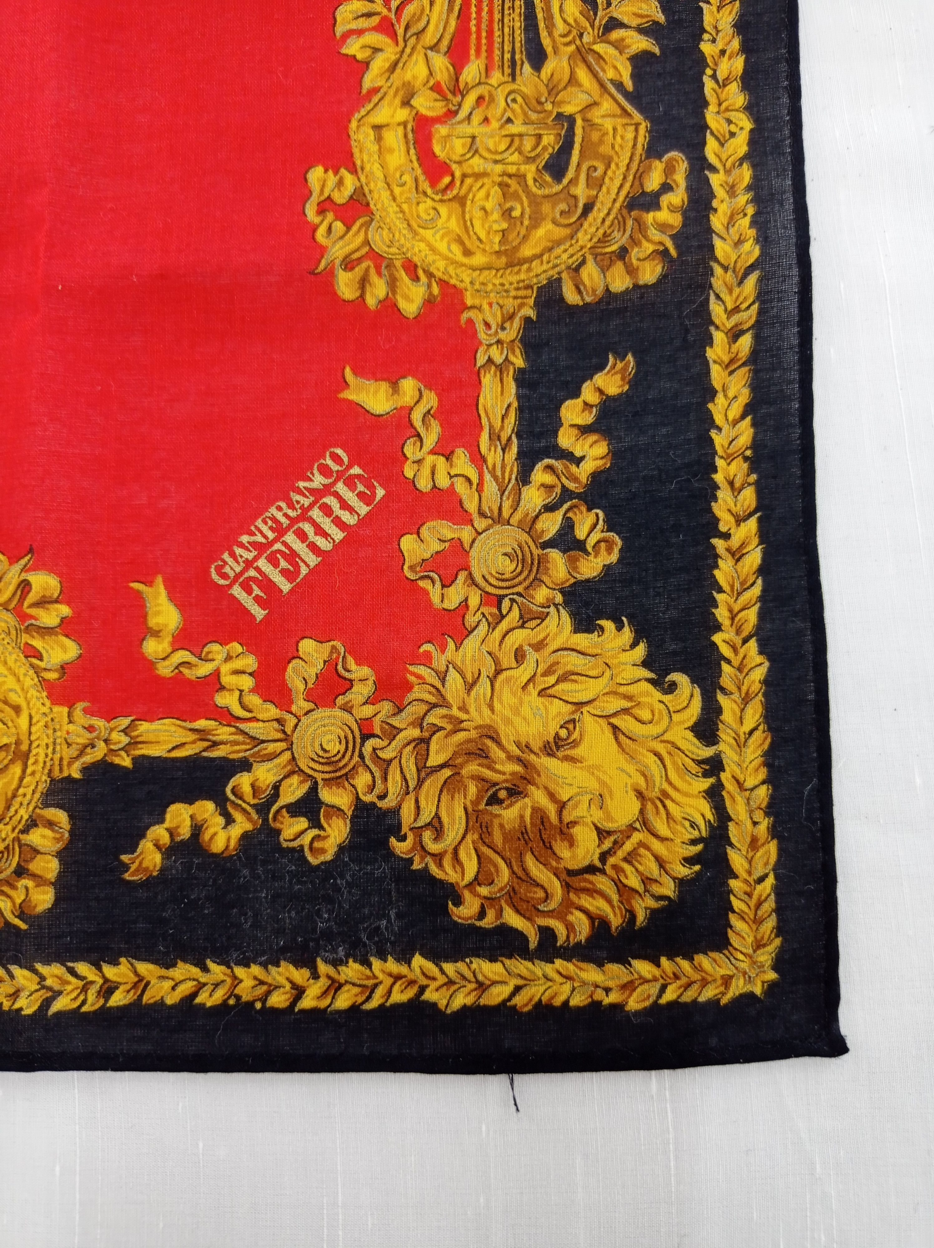 Gianfranco Ferre Vintage Gianfranco Ferre Handkerchief / Neckwear/Bandana H31 Size ONE SIZE - 4 Thumbnail