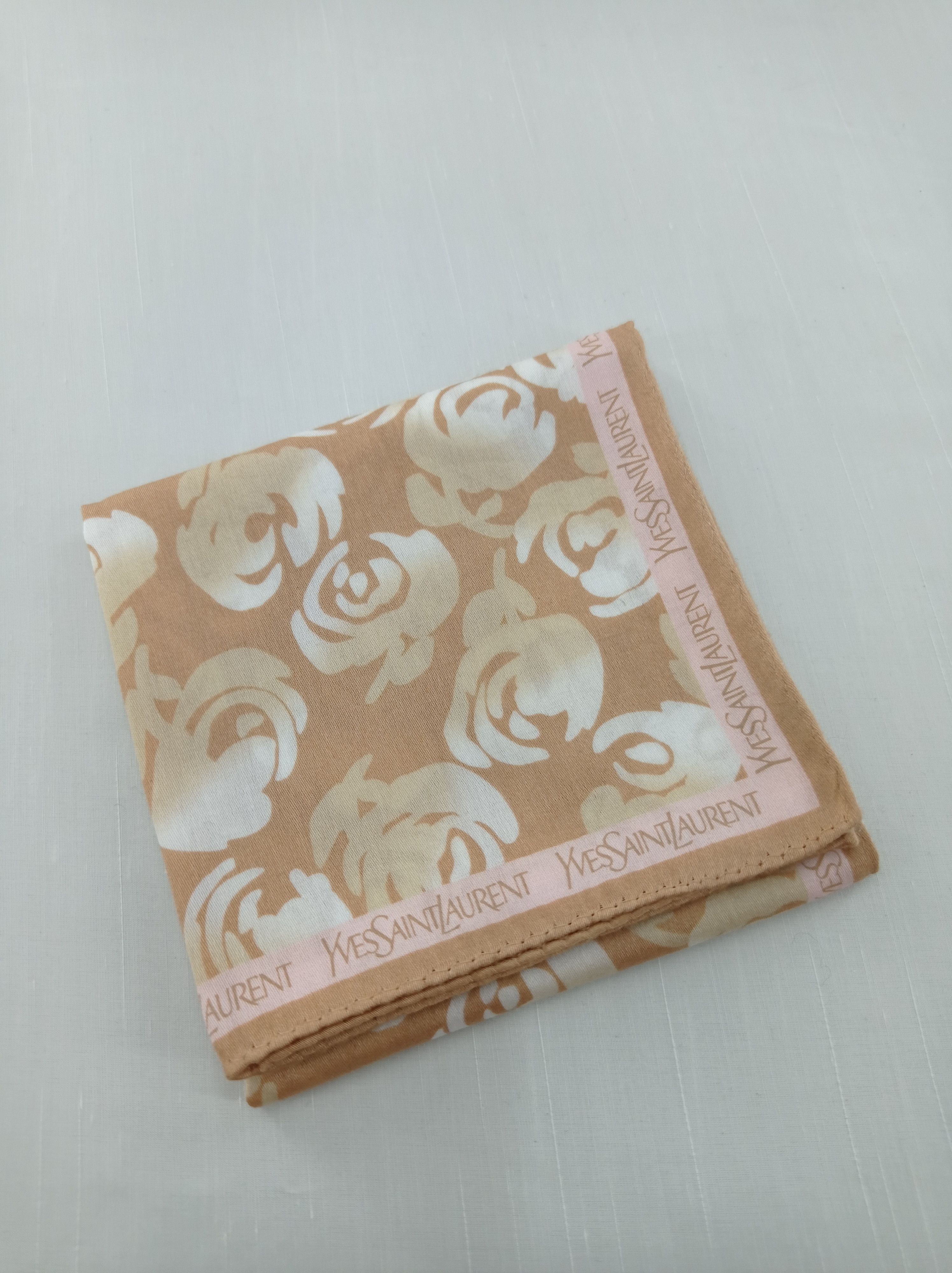 Yves Saint Laurent Vintage Yves Saints Lauren Handkerchief / Neckwear / Bandana Size ONE SIZE - 3 Thumbnail