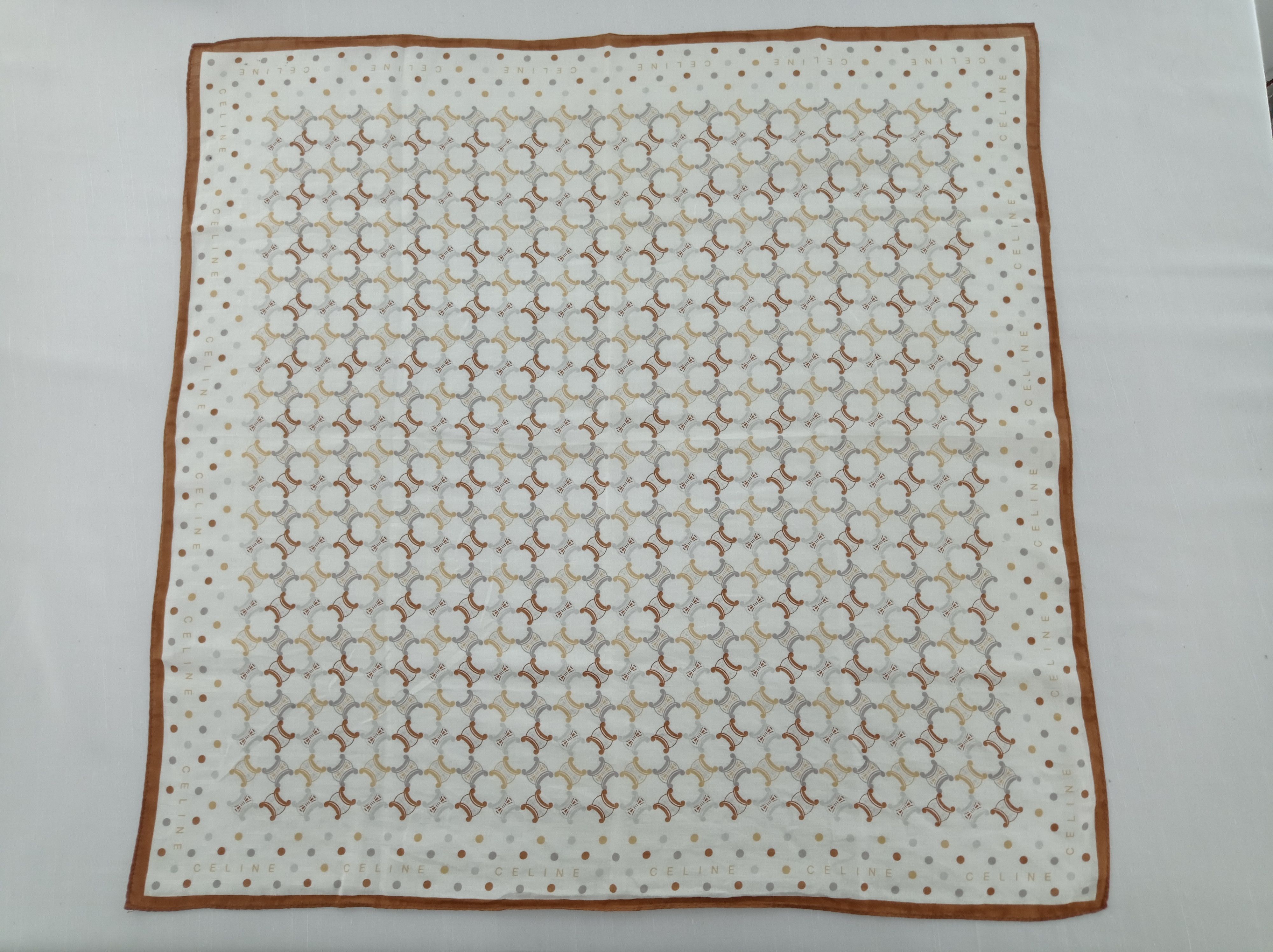 Celine Vintage Celine Handkerchief / Neckwear / Bandana Size ONE SIZE - 1 Thumbnail