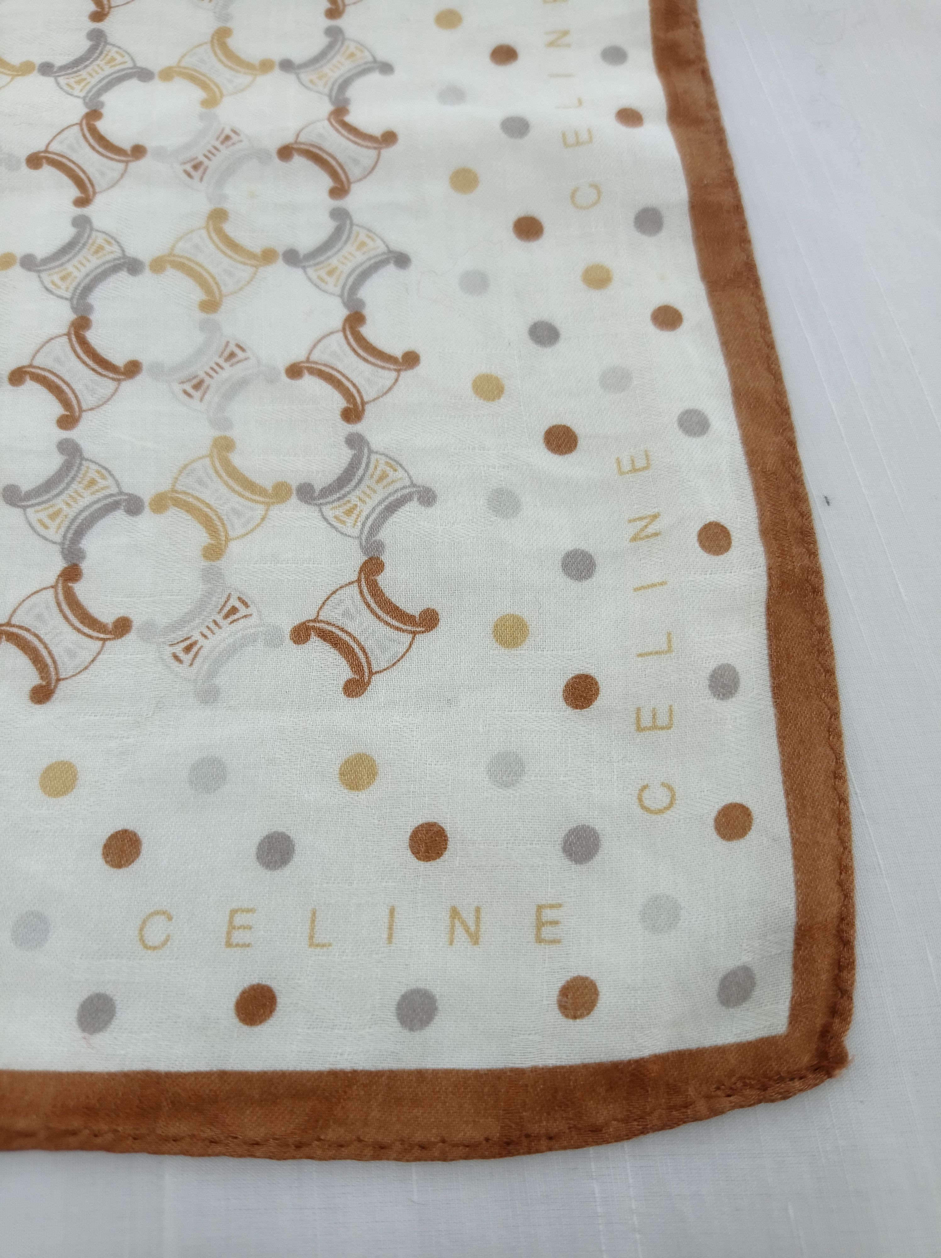 Celine Vintage Celine Handkerchief / Neckwear / Bandana Size ONE SIZE - 4 Thumbnail