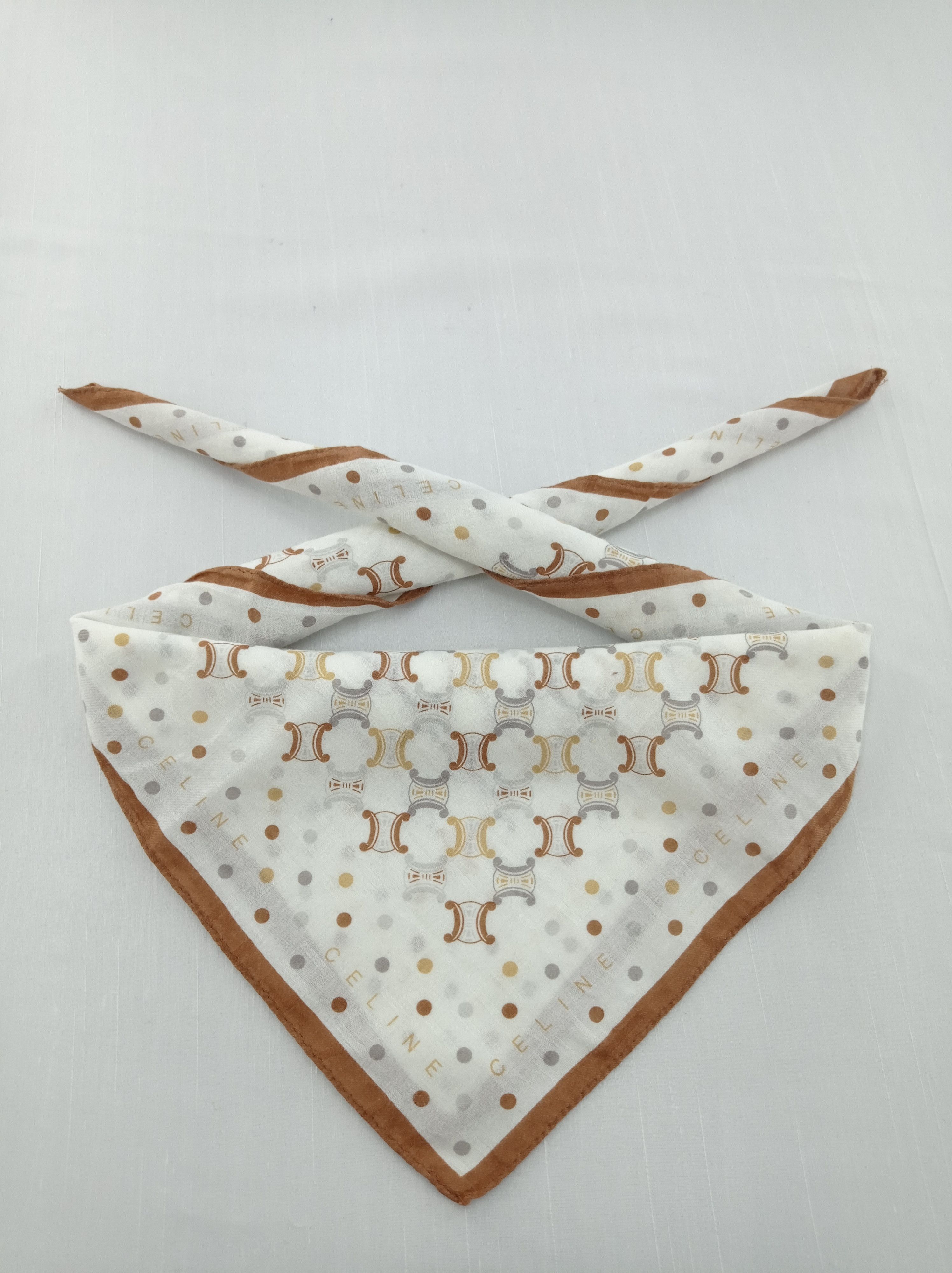 Celine Vintage Celine Handkerchief / Neckwear / Bandana Size ONE SIZE - 2 Thumbnail
