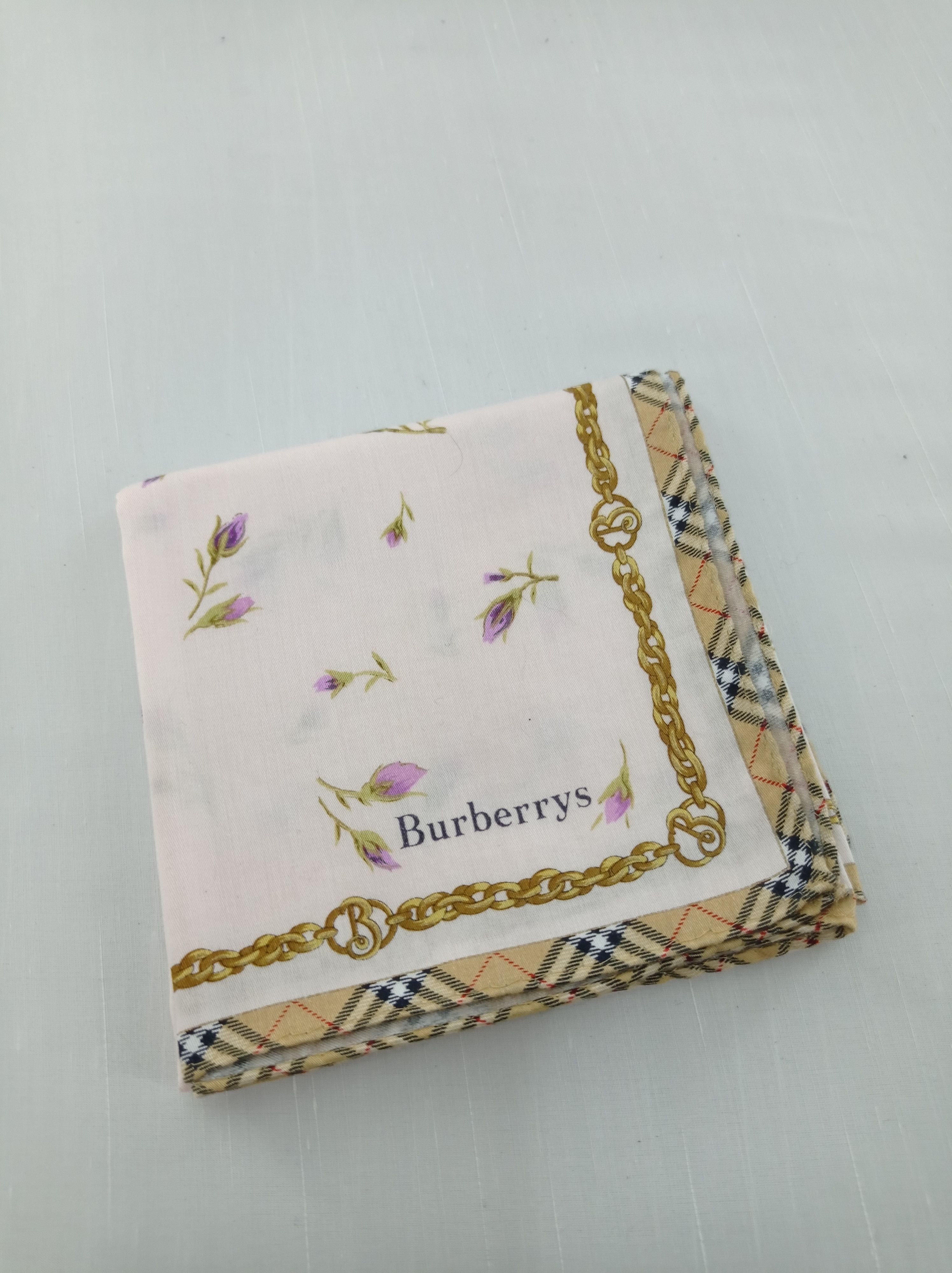Burberry Vintage Burberry Handkerchief / Neckwear / Bandana Size ONE SIZE - 3 Thumbnail