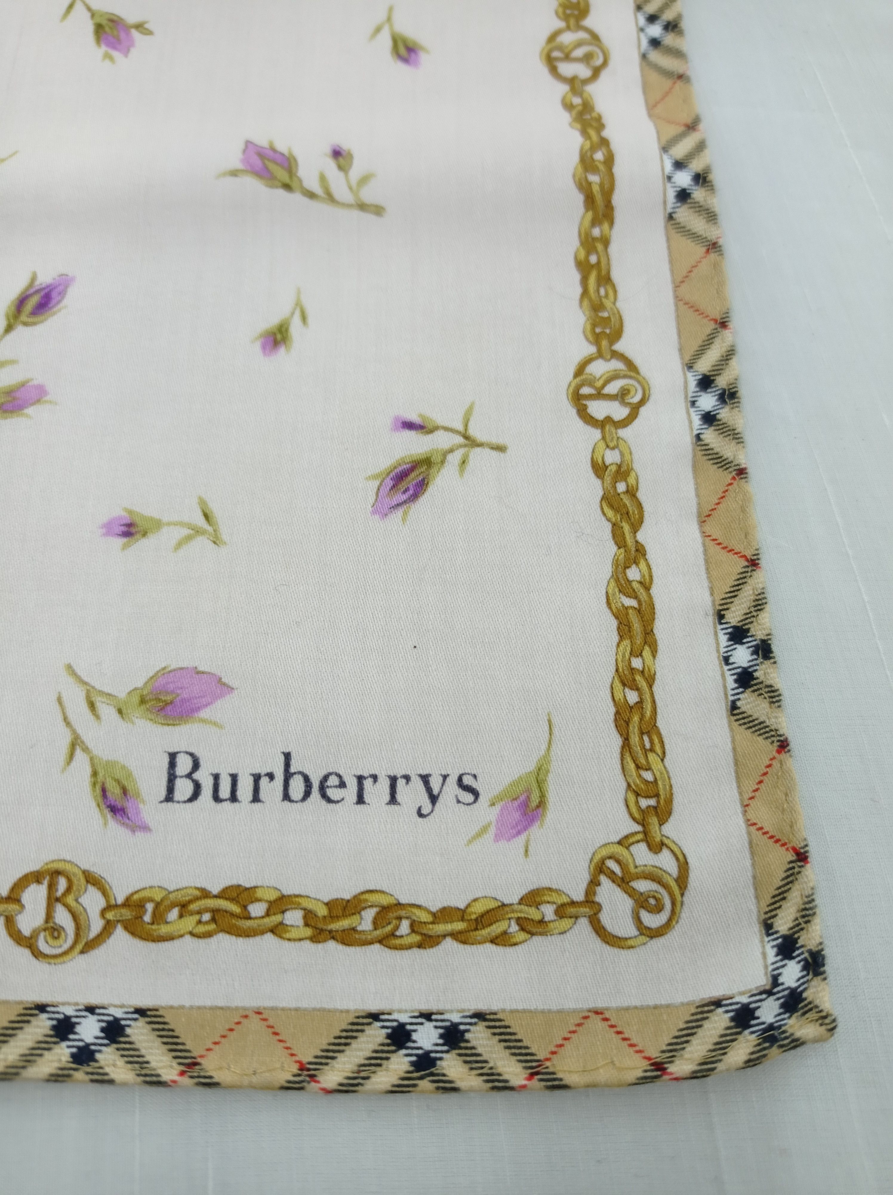 Burberry Vintage Burberry Handkerchief / Neckwear / Bandana Size ONE SIZE - 5 Thumbnail