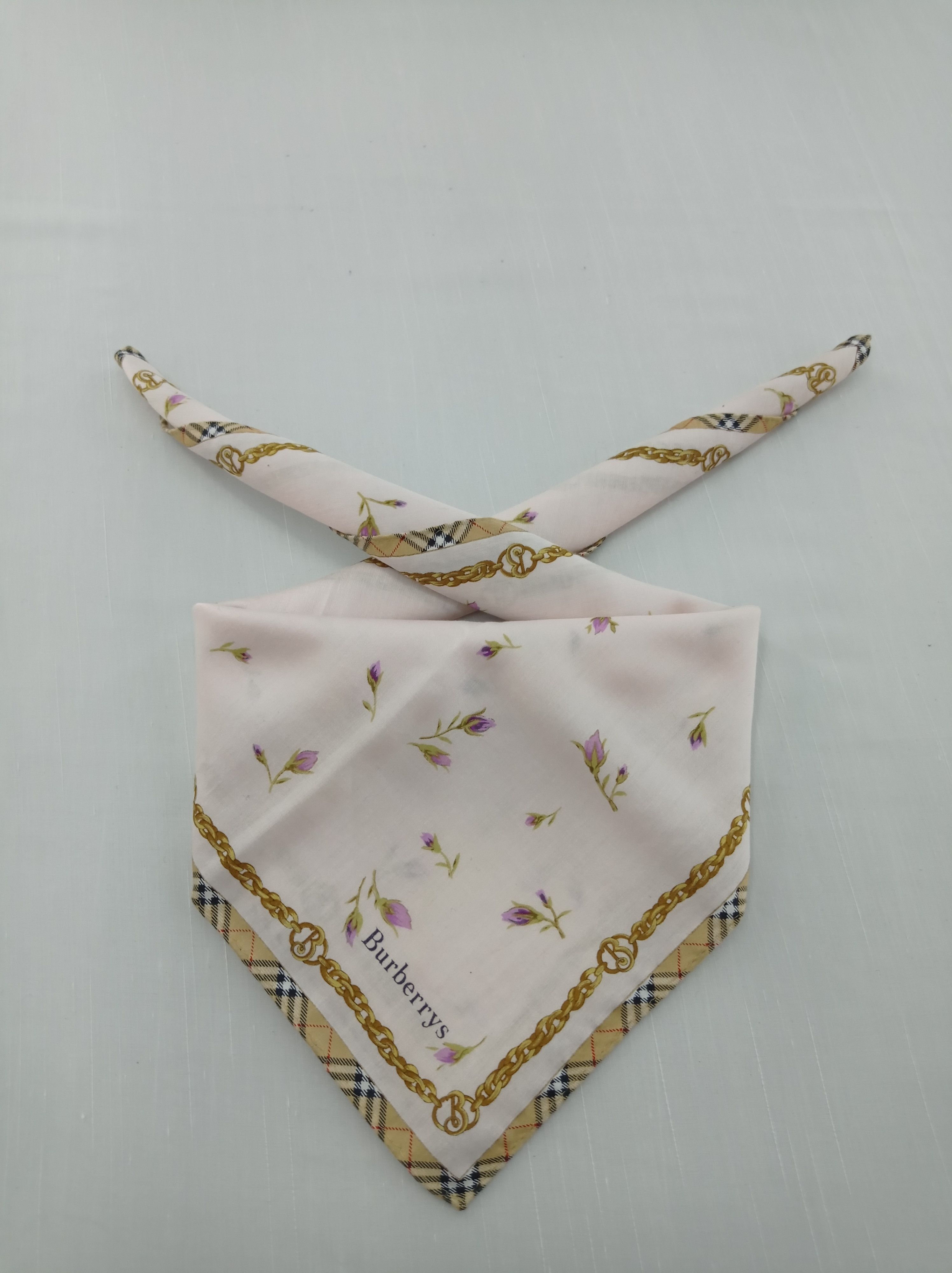 Burberry Vintage Burberry Handkerchief / Neckwear / Bandana Size ONE SIZE - 2 Thumbnail