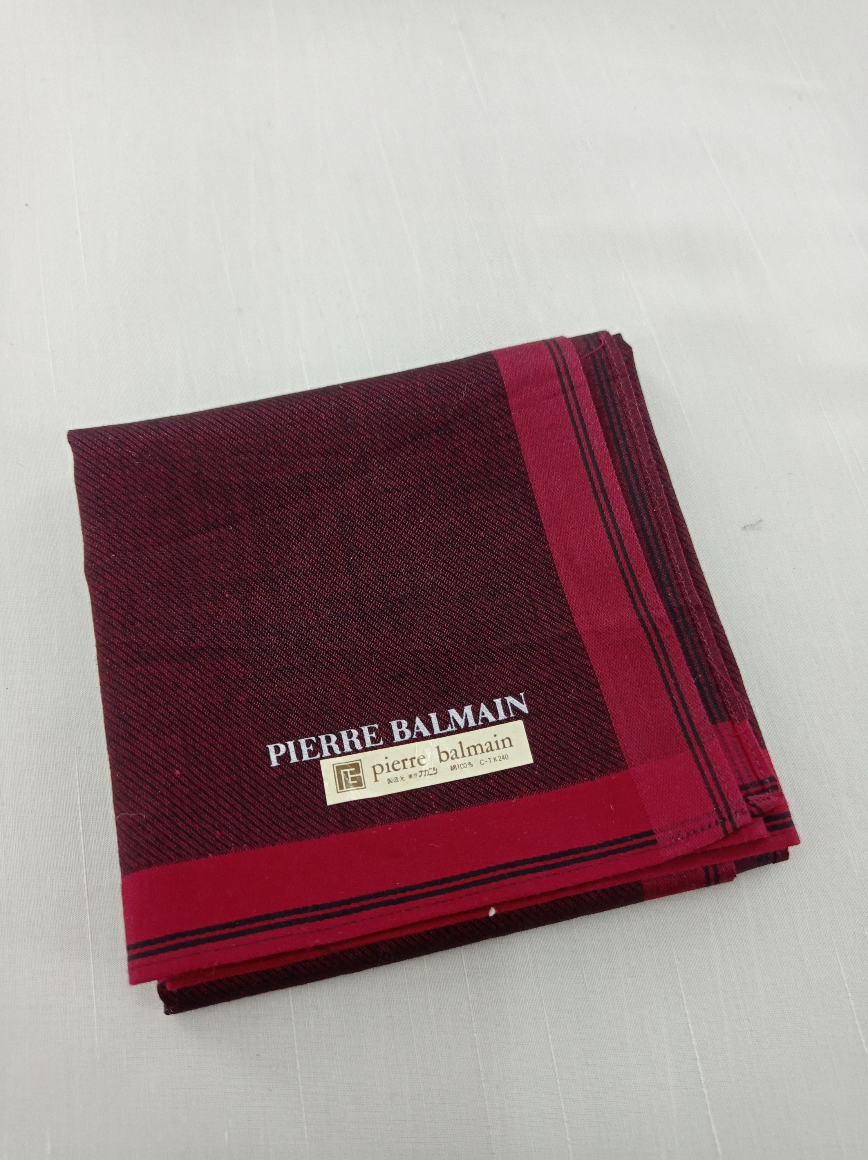 Pierre Balmain × Vintage Vintage Pierre Balmain Handkerchief / Neckwear / Bandana Size ONE SIZE - 2 Thumbnail