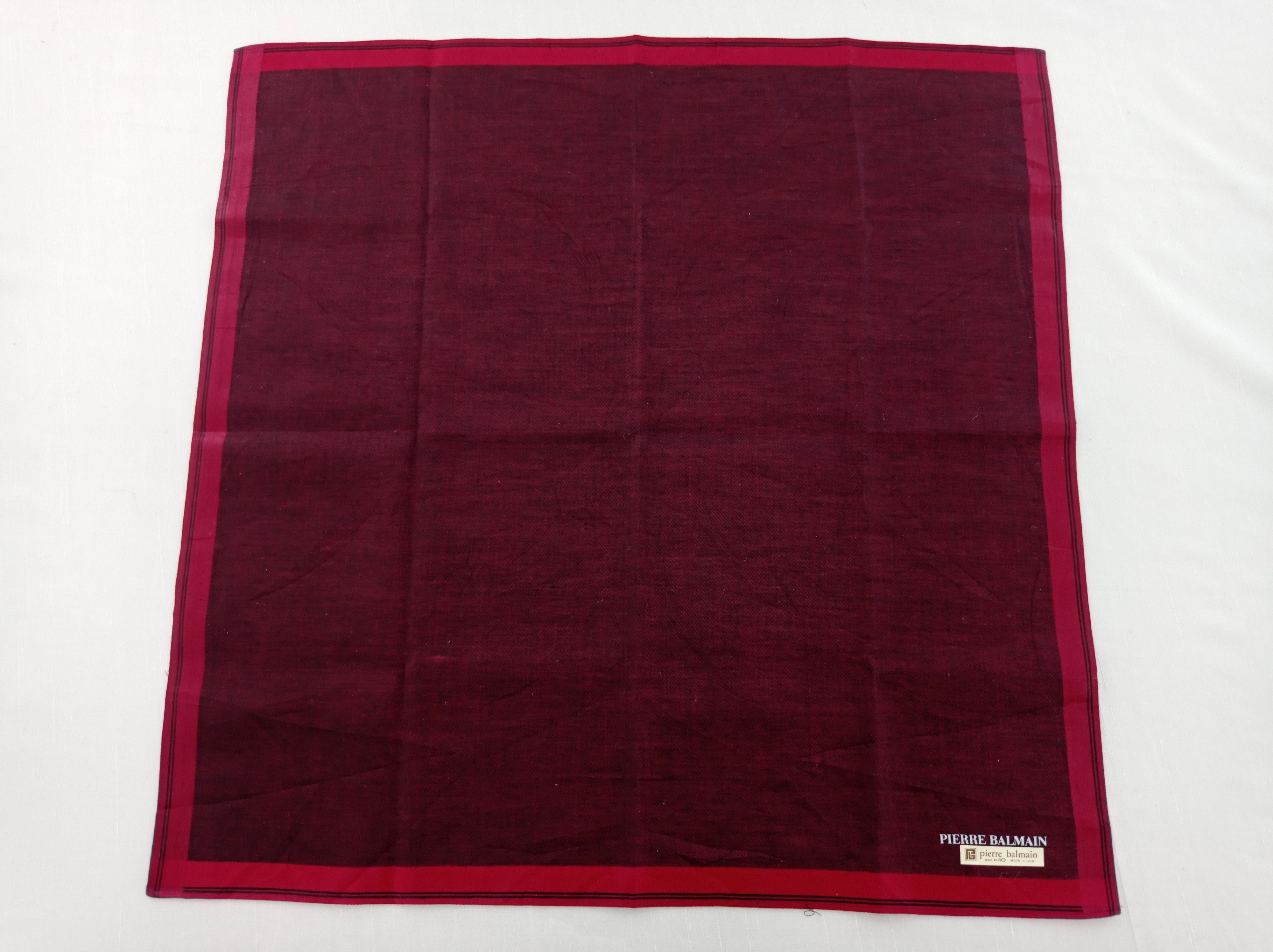 Pierre Balmain × Vintage Vintage Pierre Balmain Handkerchief / Neckwear / Bandana Size ONE SIZE - 3 Thumbnail