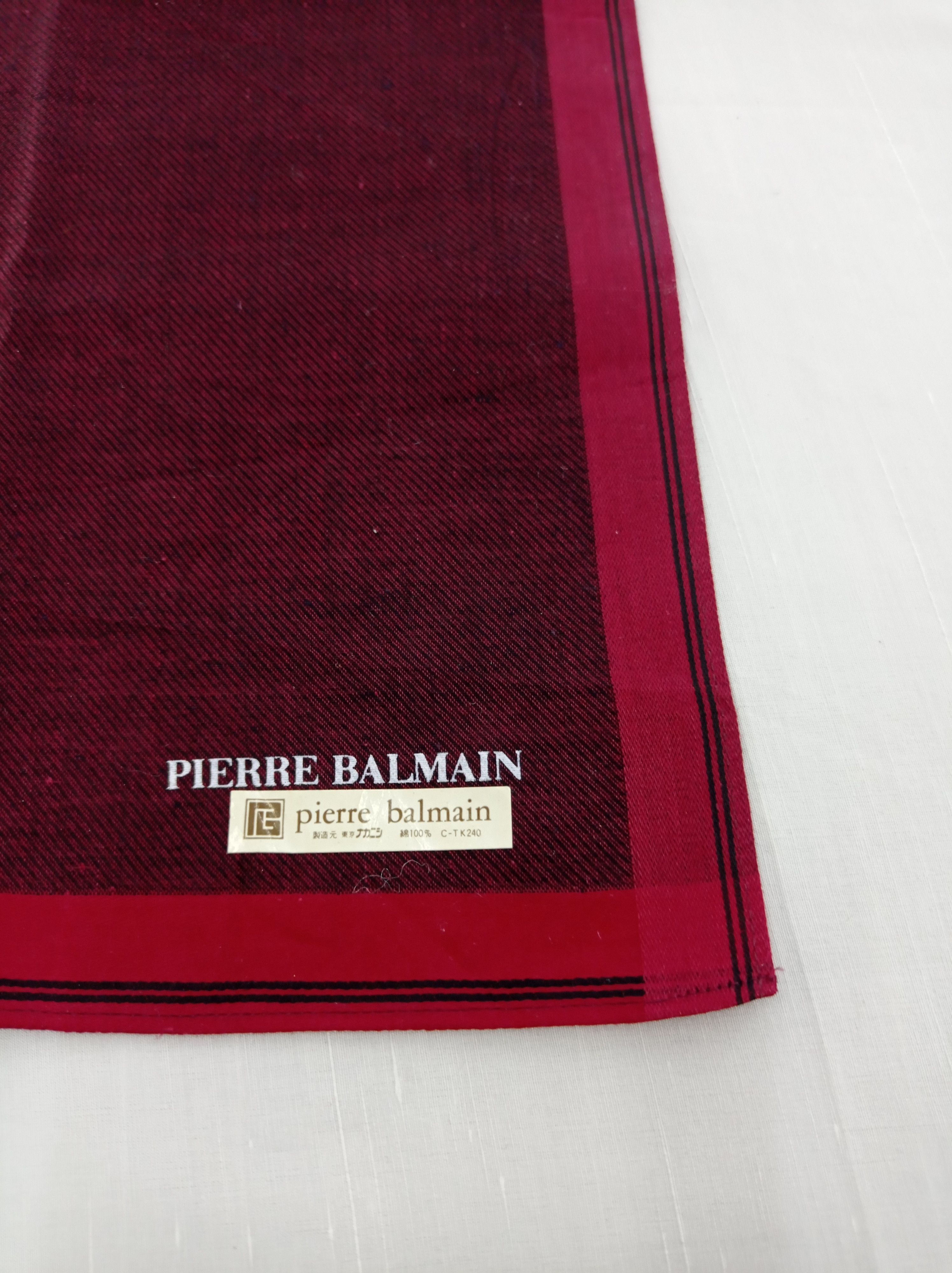 Pierre Balmain × Vintage Vintage Pierre Balmain Handkerchief / Neckwear / Bandana Size ONE SIZE - 4 Thumbnail