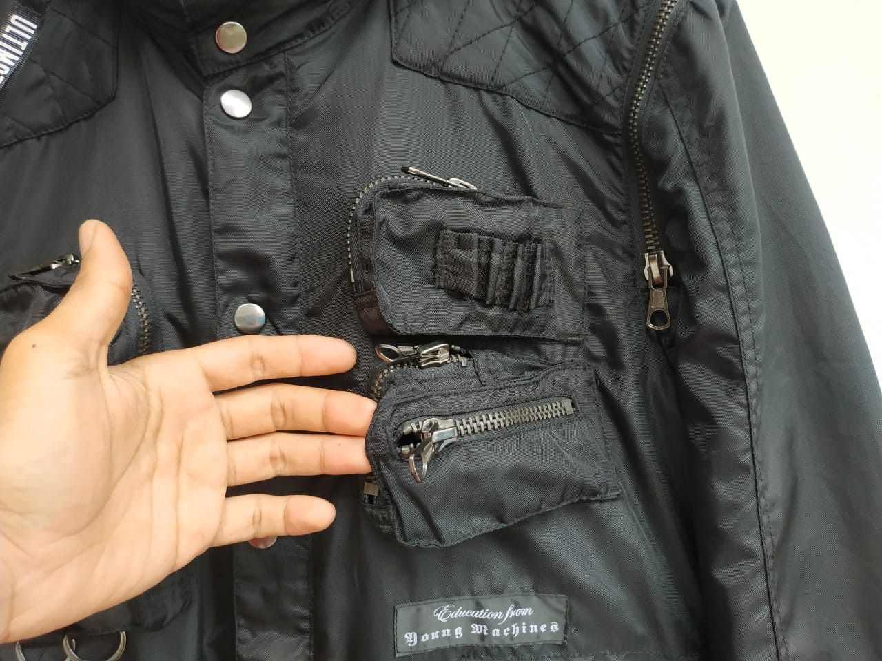 Japanese Brand Fit S to M,Education From Young Machines Multipocket Bomber Size US M / EU 48-50 / 2 - 9 Thumbnail