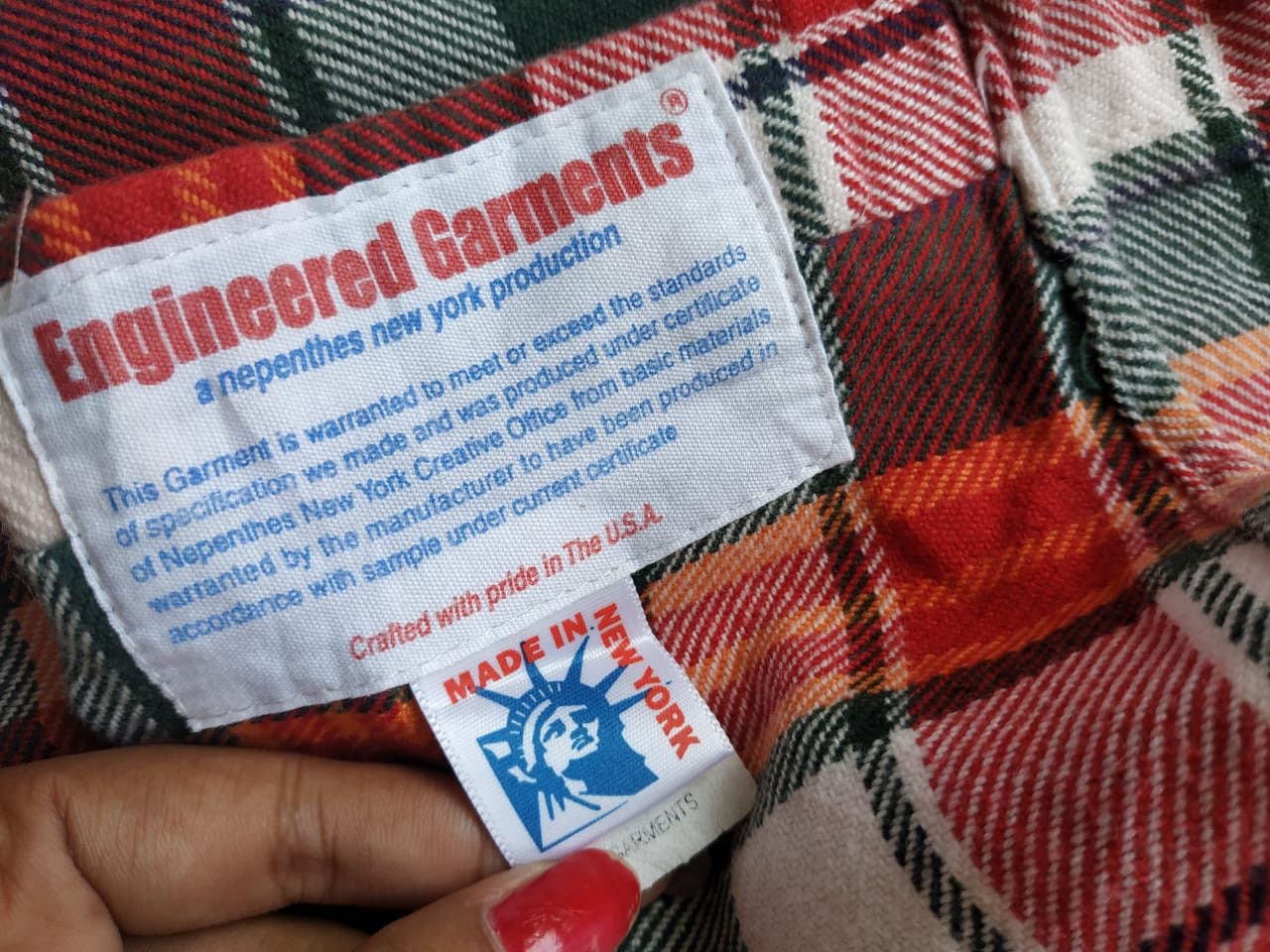 Engineered Garments Fit XS to S, Engineered Garments Flannel Shirt Size US S / EU 44-46 / 1 - 9 Thumbnail