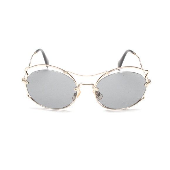 Miu Miu Round Gradient Sunglasses