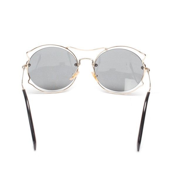 Miu Miu Round Gradient Sunglasses