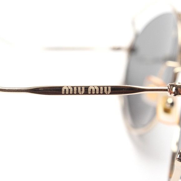Miu Miu Round Gradient Sunglasses