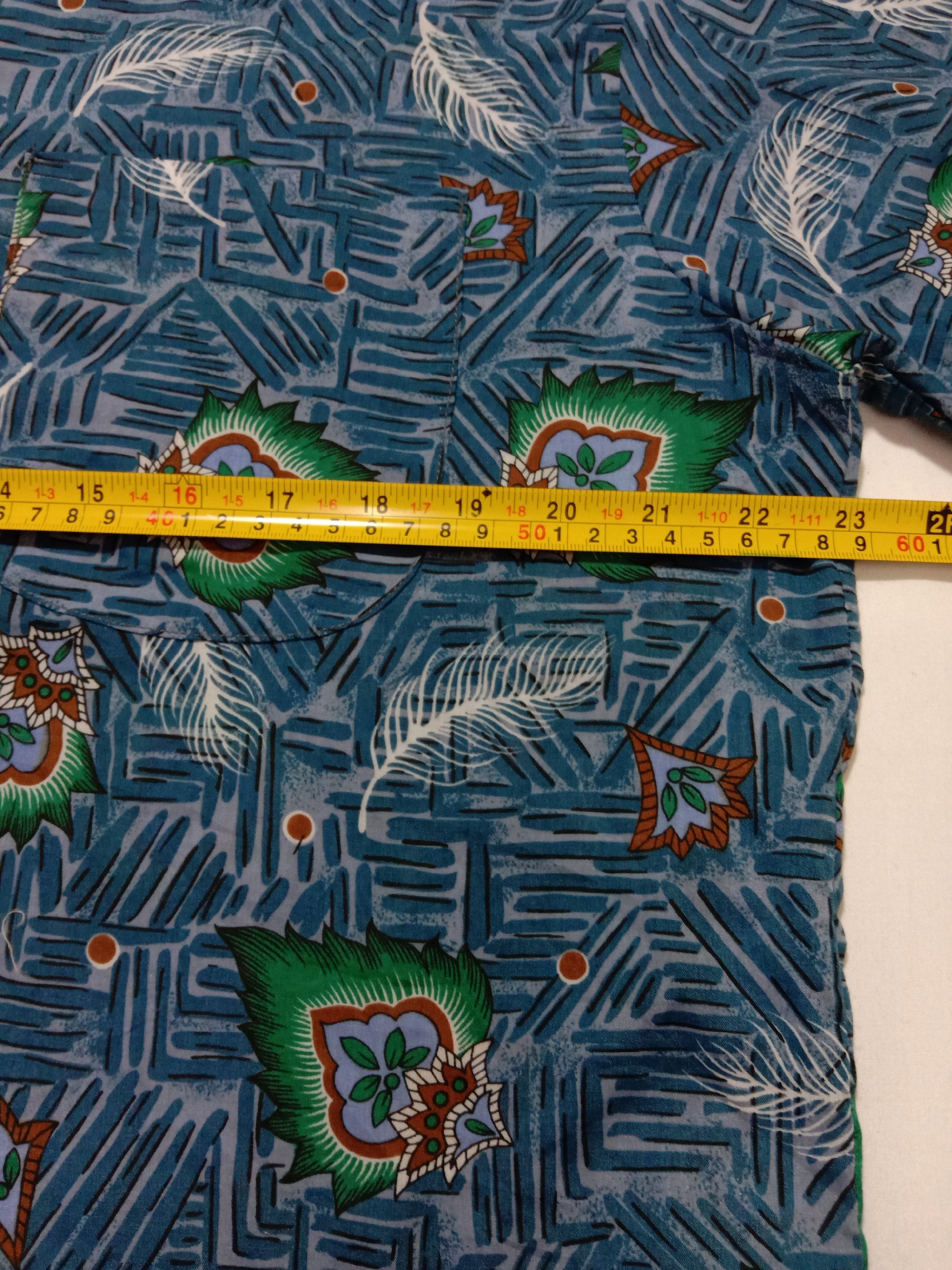 Vintage Floral Motif Collar Hawaii Shirt Keang Apron Boutique Tag Size US XL / EU 56 / 4 - 6 Thumbnail