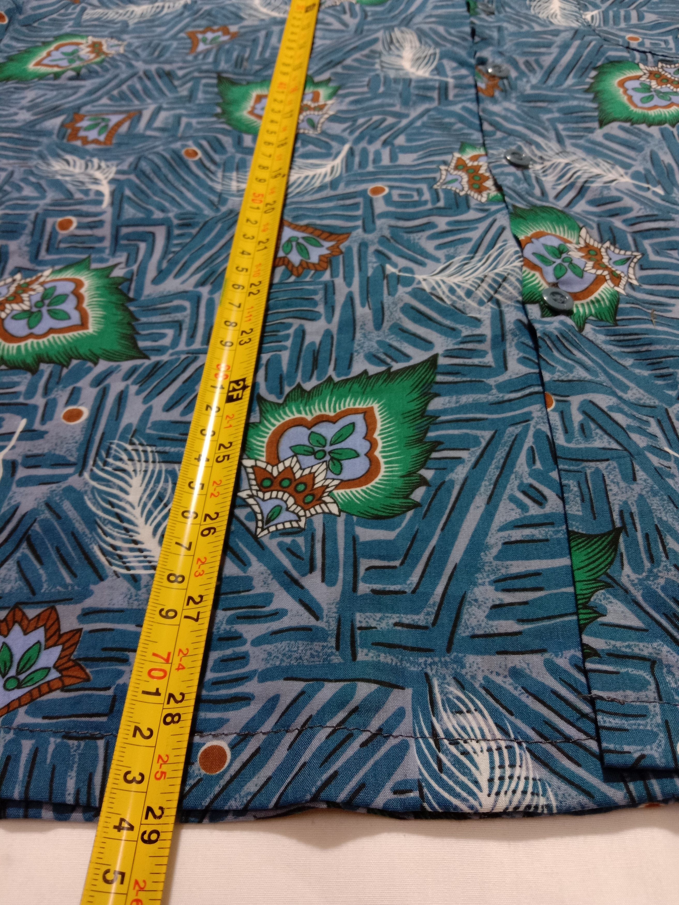Vintage Floral Motif Collar Hawaii Shirt Keang Apron Boutique Tag Size US XL / EU 56 / 4 - 5 Thumbnail