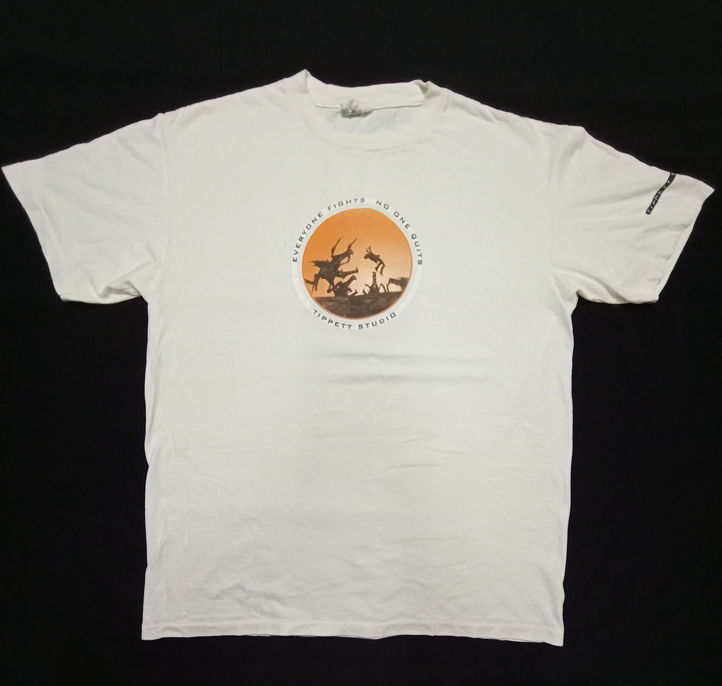 Vintage Vintage ONEITA Tippett Studio Everyone Fight Tee Size US L / EU 52-54 / 3 - 1 Thumbnail