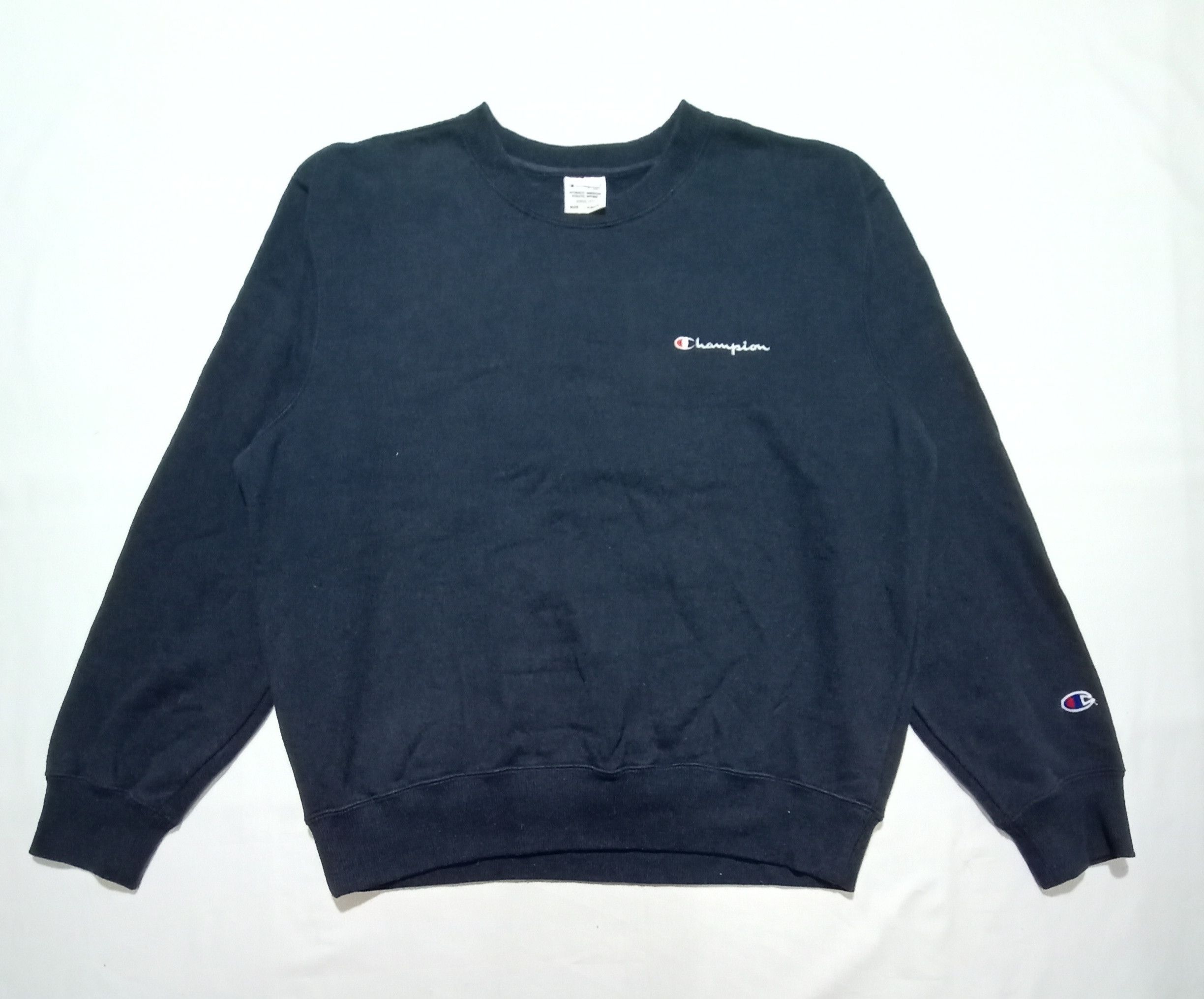 Champion Sportswear Vintage Champion Usa Sweatshirt Embroidery Logo Dark Blue Grailed