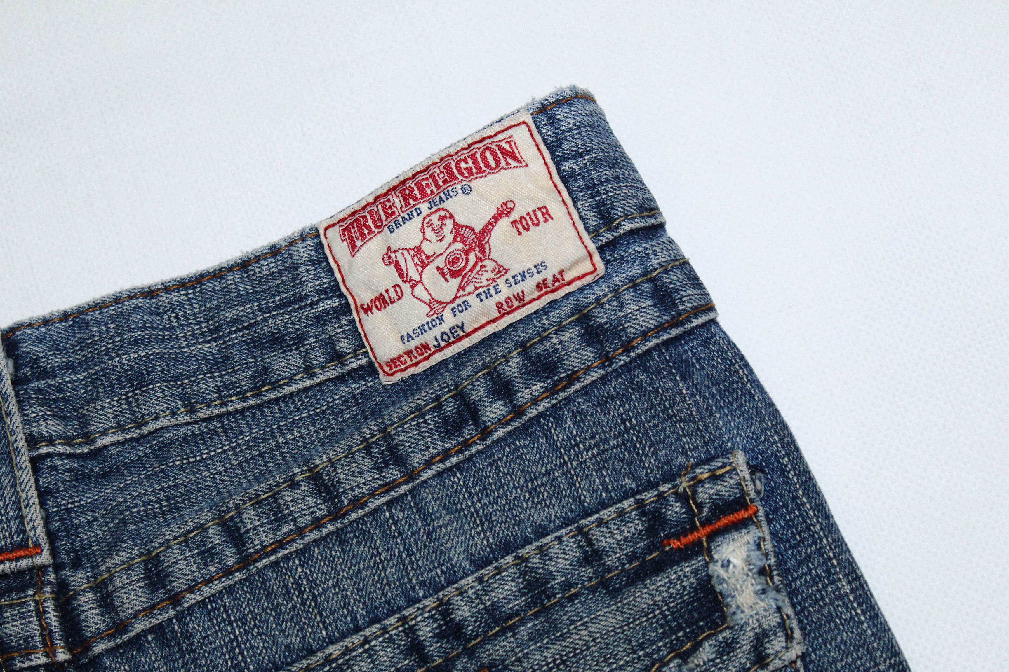 True Religion 💥VTG💥 True Religion Joey Stonewash Distressed Denim Skirt Size 25" / US 0 / IT 36 - 8 Thumbnail