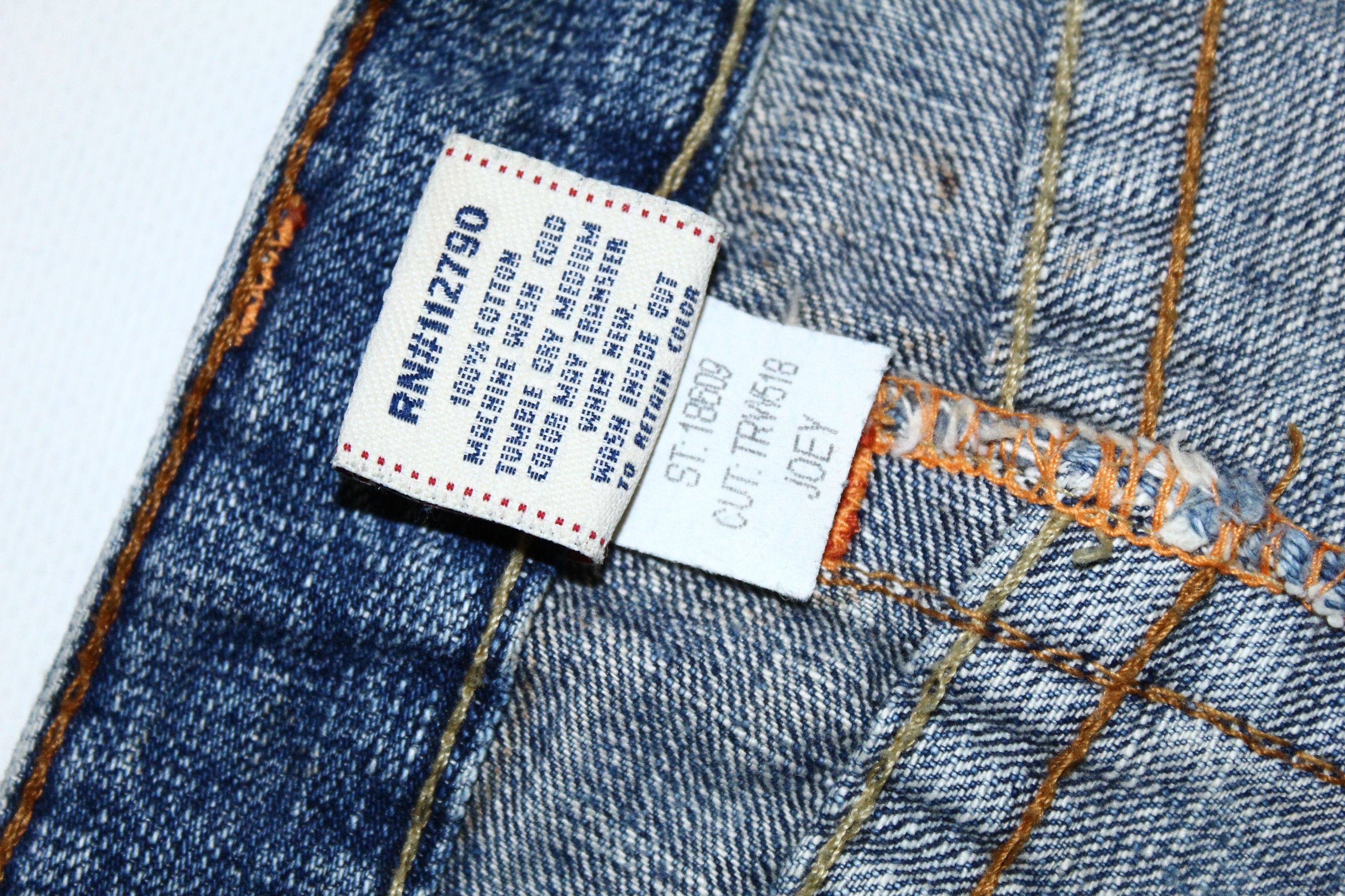 True Religion 💥VTG💥 True Religion Joey Stonewash Distressed Denim Skirt Size 25" / US 0 / IT 36 - 6 Thumbnail