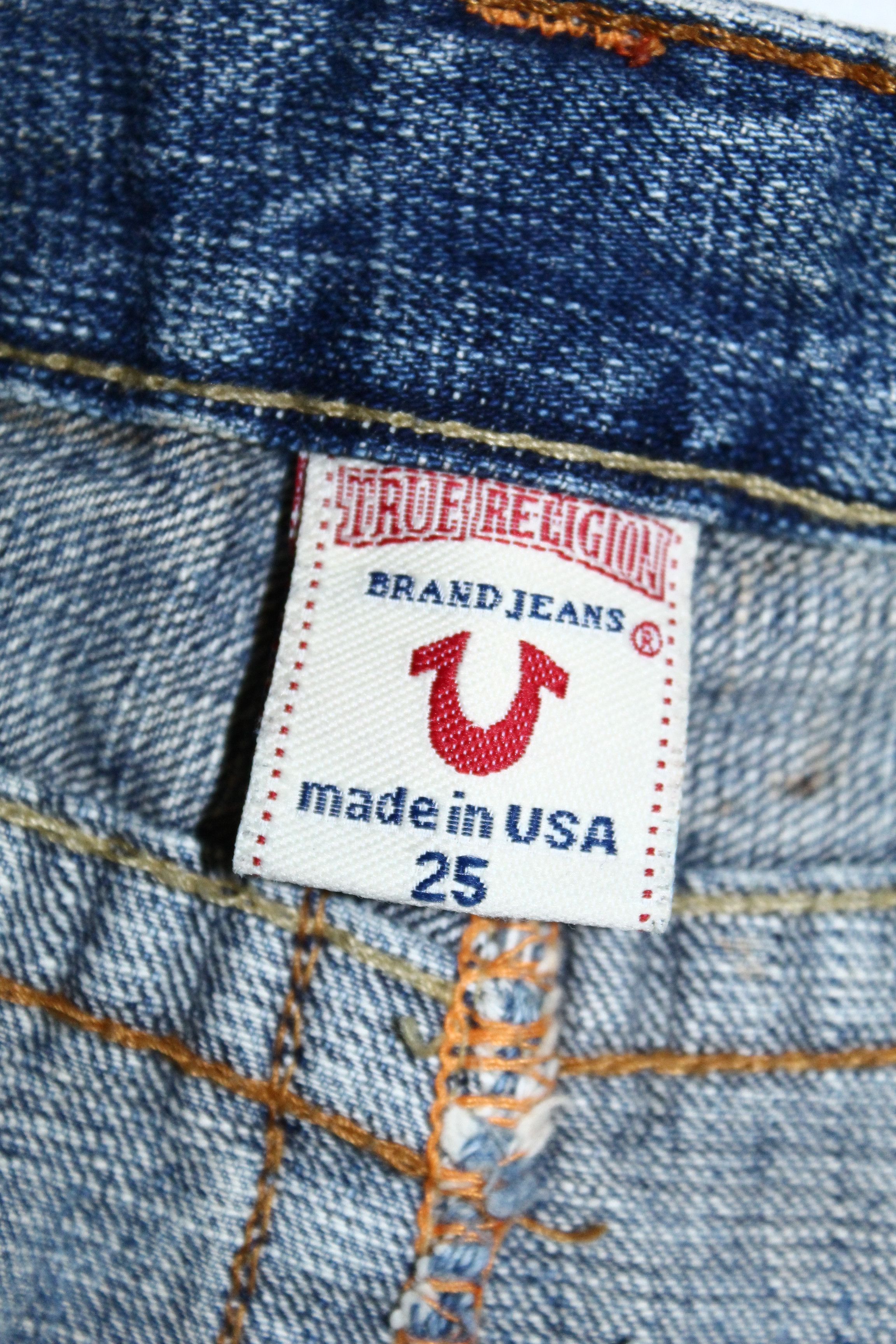 True Religion 💥VTG💥 True Religion Joey Stonewash Distressed Denim Skirt Size 25" / US 0 / IT 36 - 5 Thumbnail