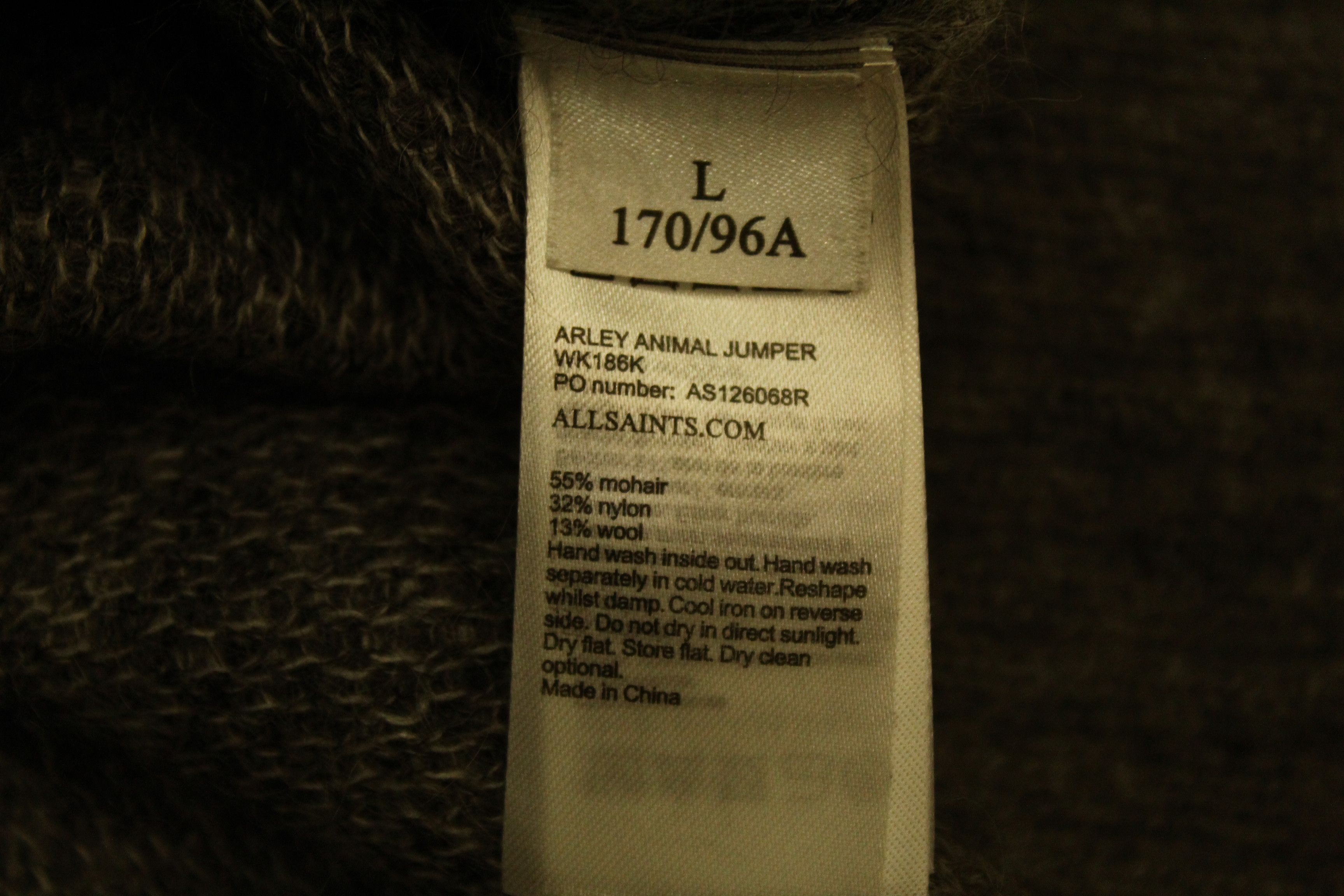 Allsaints Allsaints Arley Animal Mohair Oversize Jumper Size L / US 10 / IT 46 - 5 Thumbnail