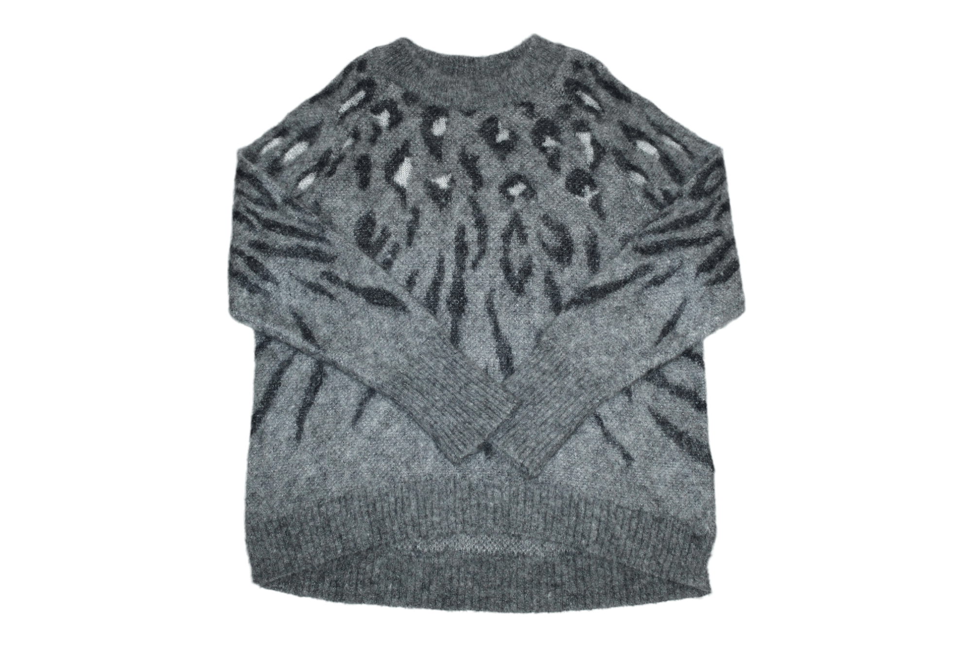 Allsaints Allsaints Arley Animal Mohair Oversize Jumper Size L / US 10 / IT 46 - 1 Thumbnail
