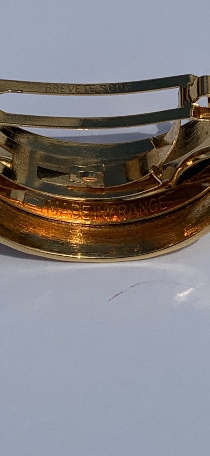 Chanel Chanel Rare CC Logo Gold Tone Hair Barrette 99p Hair Clip Size ONE SIZE - 6 Thumbnail