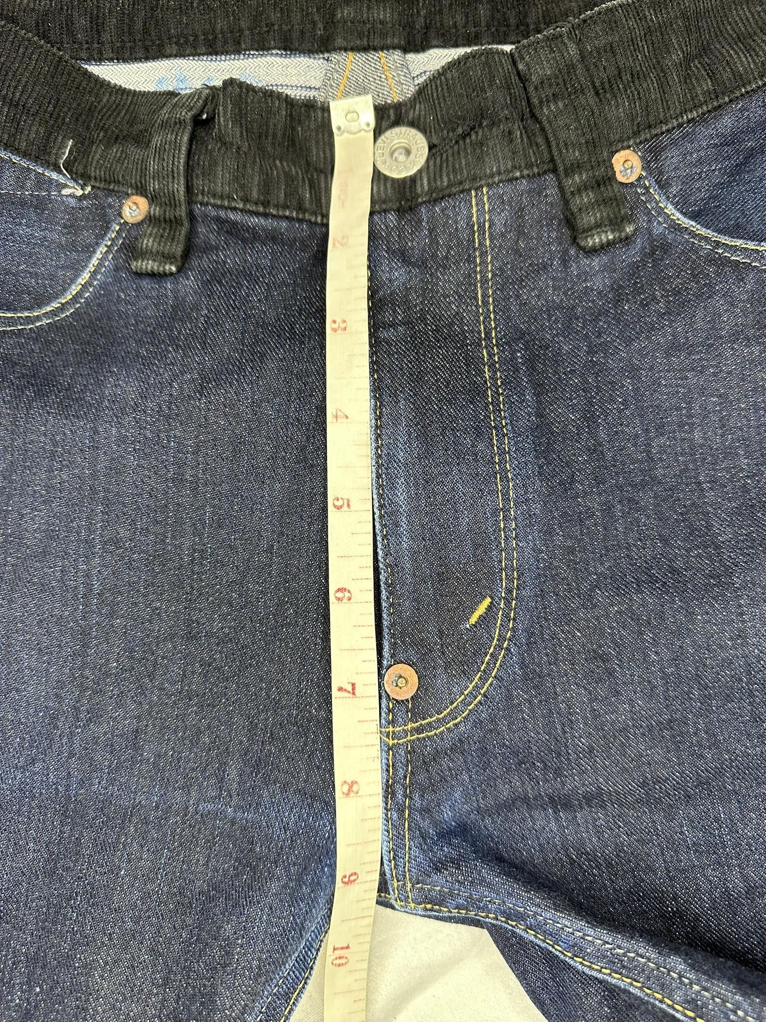 Comme des Garcons × Junya Watanabe × Levi's Junya Watanabe Man x Levi's Leather Right Pocket Jeans Size US 33 - 9 Thumbnail