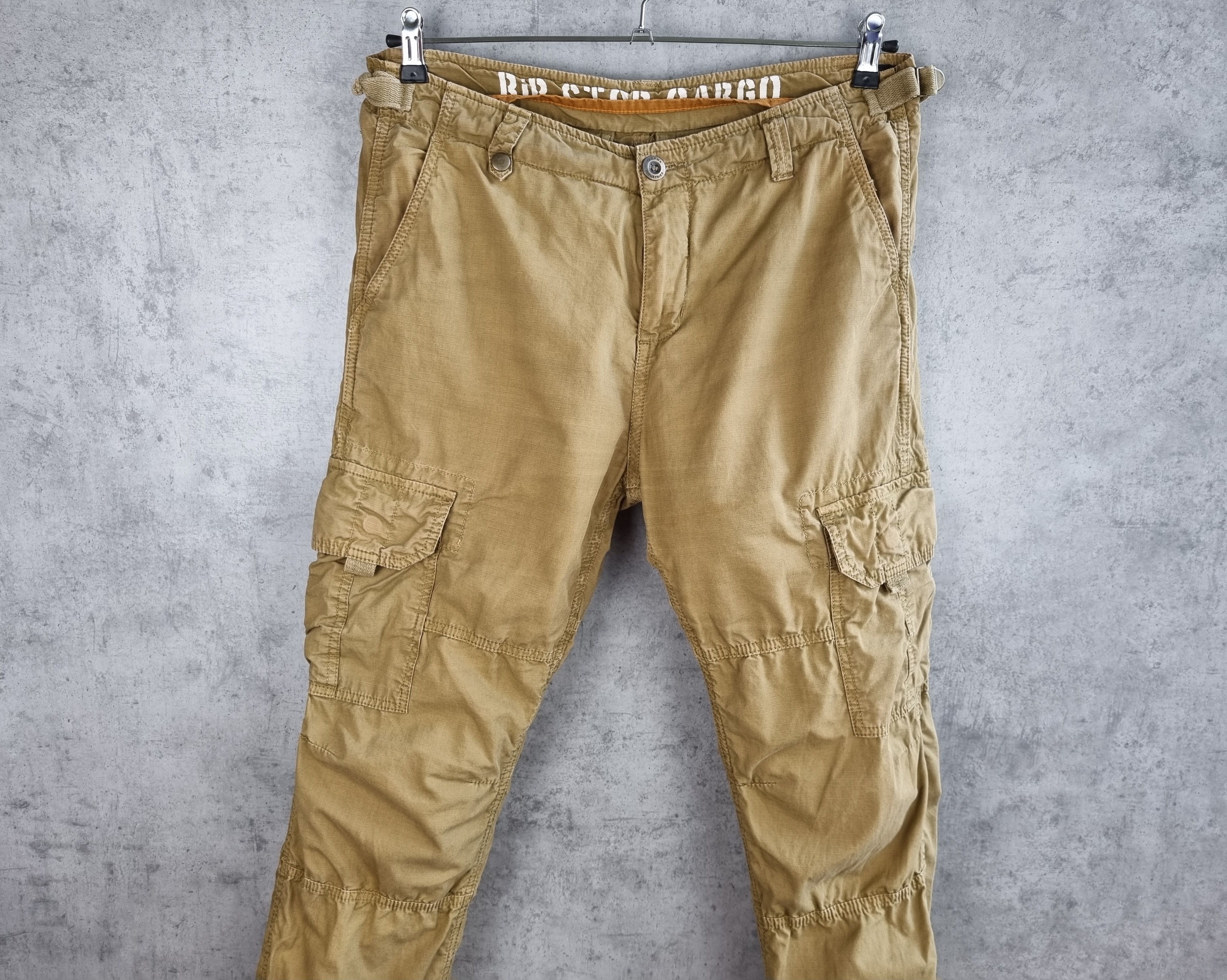 Alpha Industries × Japanese Brand Rare Alpha Industries Cargo Utility Pant Travis Scott Style Size US 32 / EU 48 - 2 Thumbnail