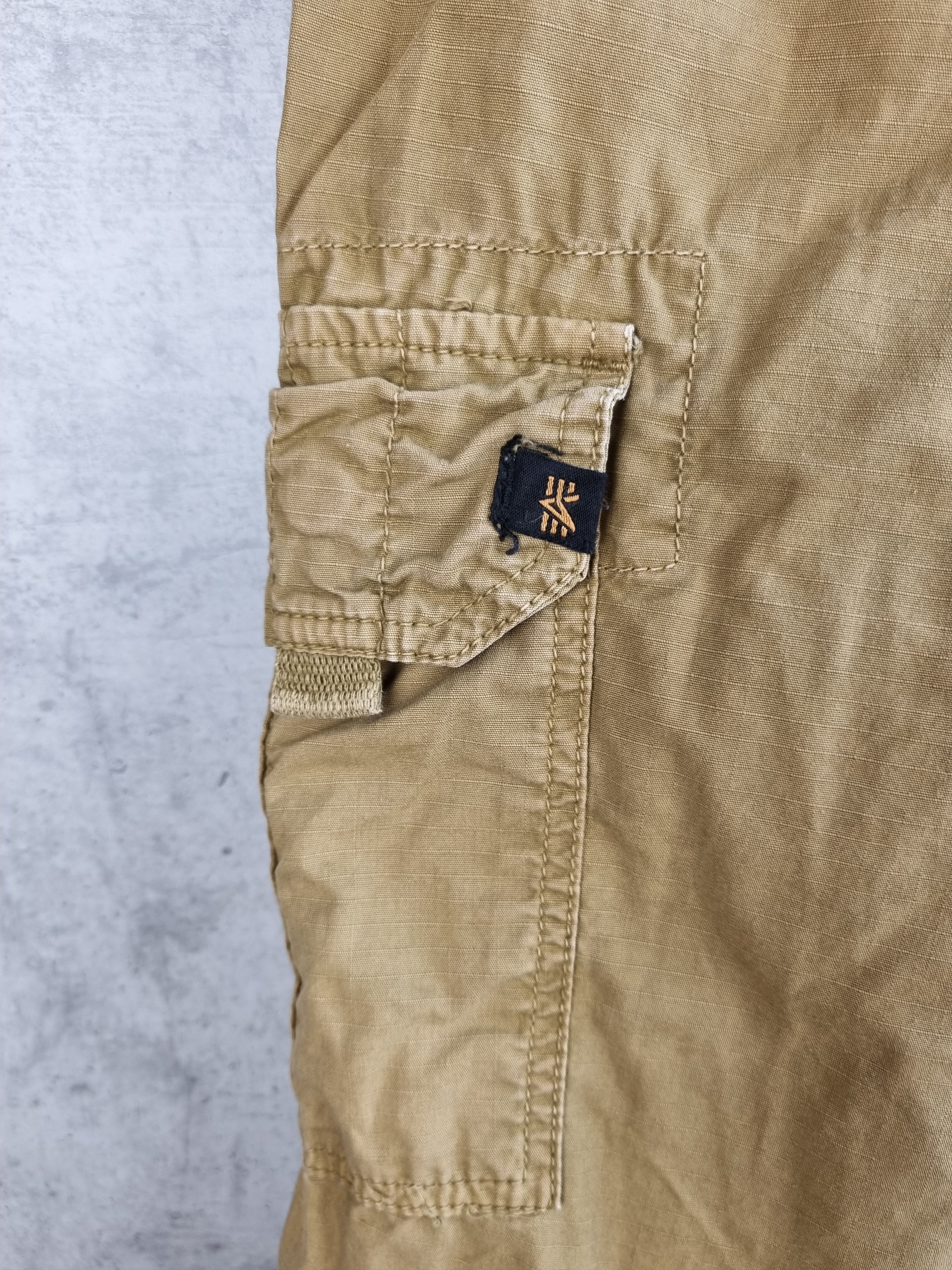 Alpha Industries × Japanese Brand Rare Alpha Industries Cargo Utility Pant Travis Scott Style Size US 32 / EU 48 - 8 Thumbnail