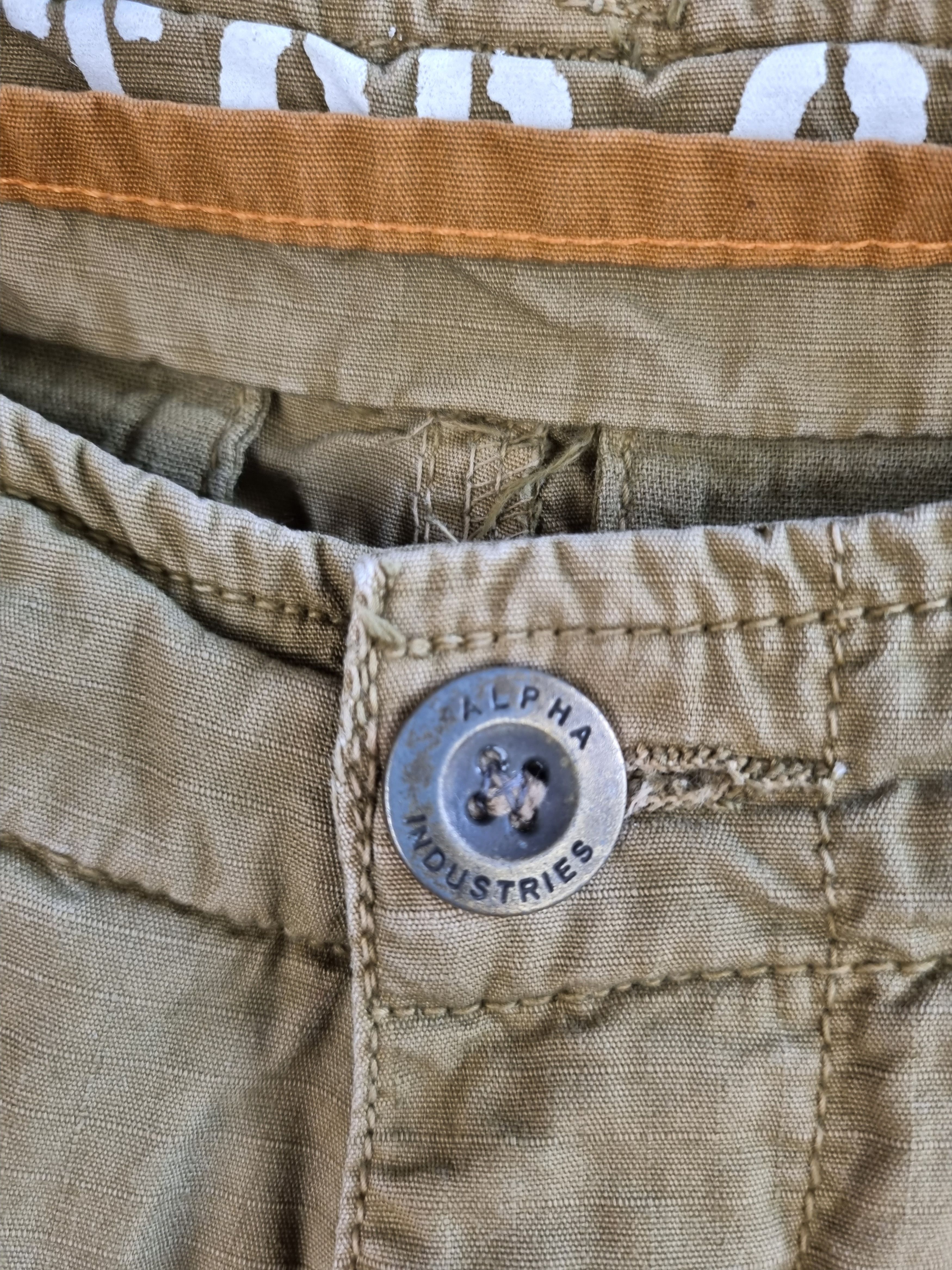Alpha Industries × Japanese Brand Rare Alpha Industries Cargo Utility Pant Travis Scott Style Size US 32 / EU 48 - 10 Thumbnail