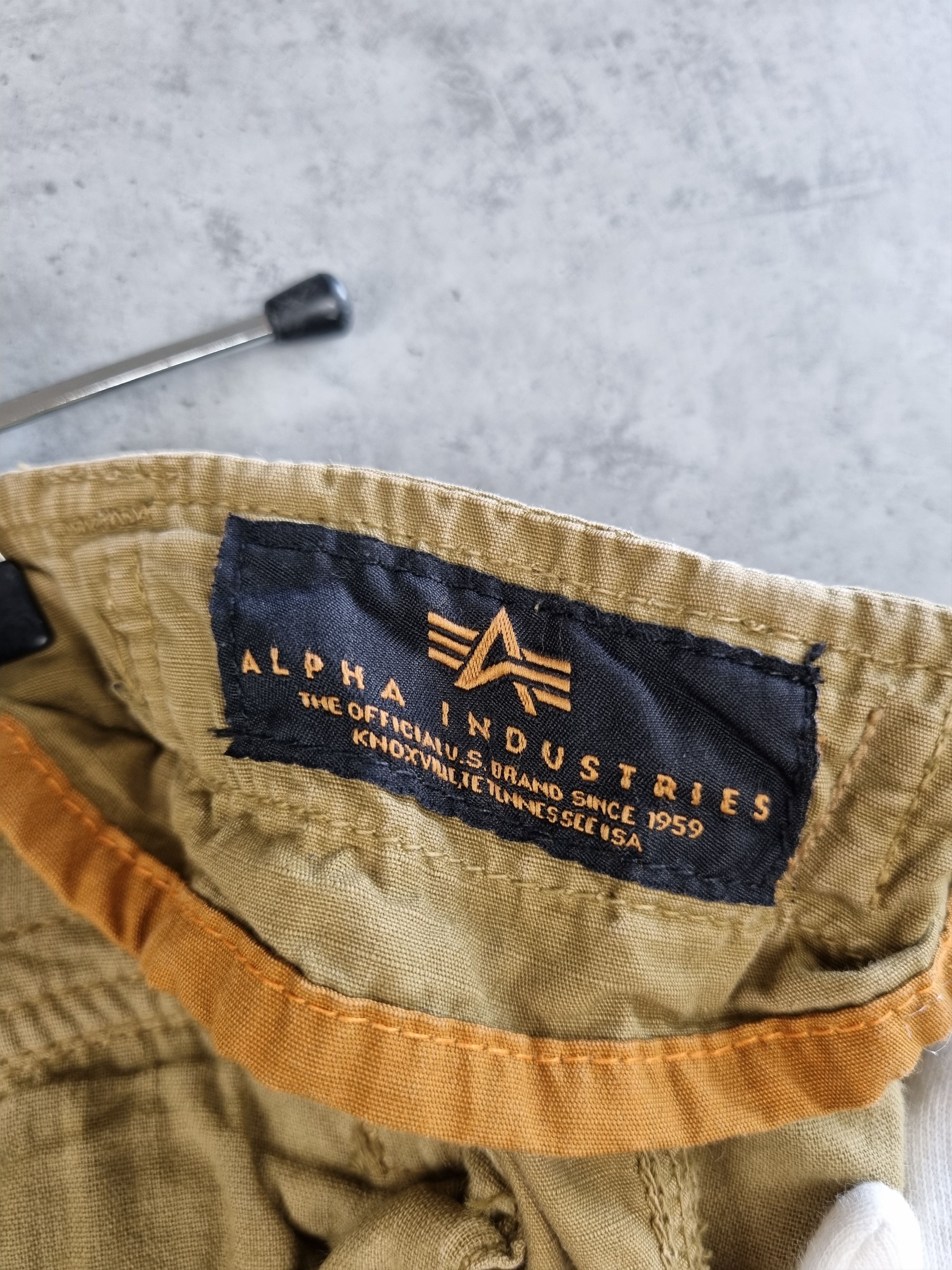 Alpha Industries × Japanese Brand Rare Alpha Industries Cargo Utility Pant Travis Scott Style Size US 32 / EU 48 - 7 Thumbnail