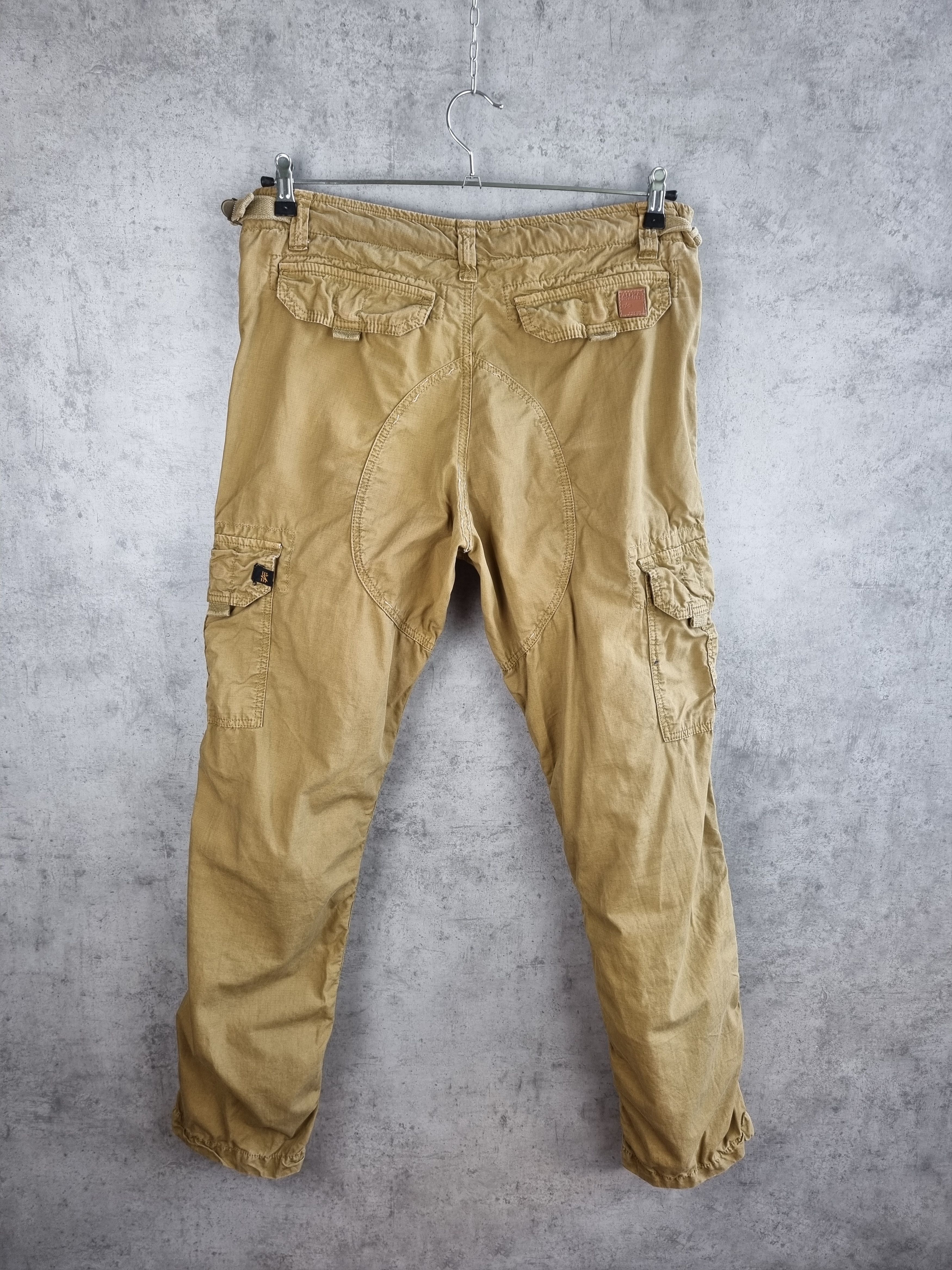 Alpha Industries × Japanese Brand Rare Alpha Industries Cargo Utility Pant Travis Scott Style Size US 32 / EU 48 - 3 Thumbnail