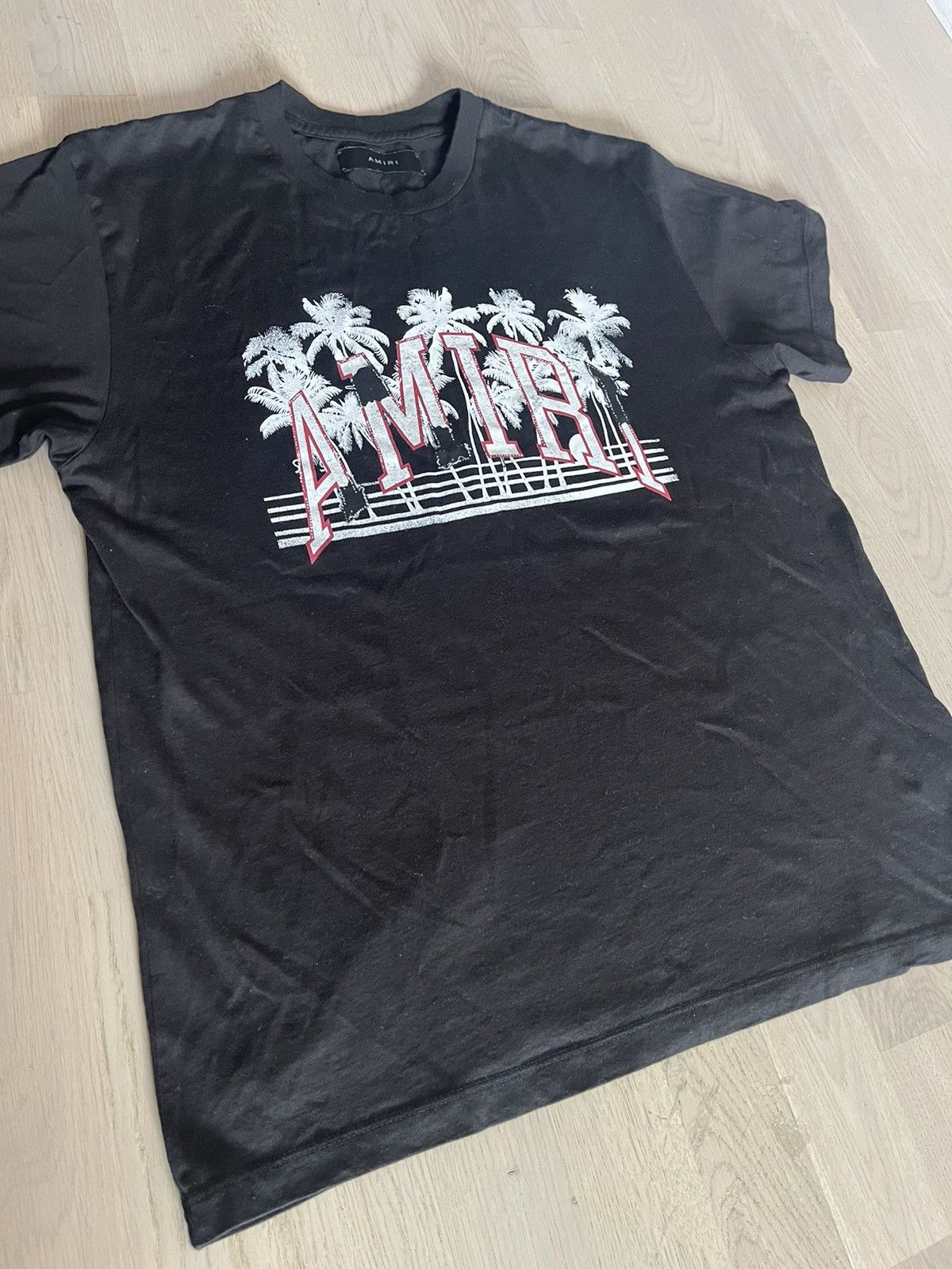 Amiri men tshirt real measurements in photos by tape measure