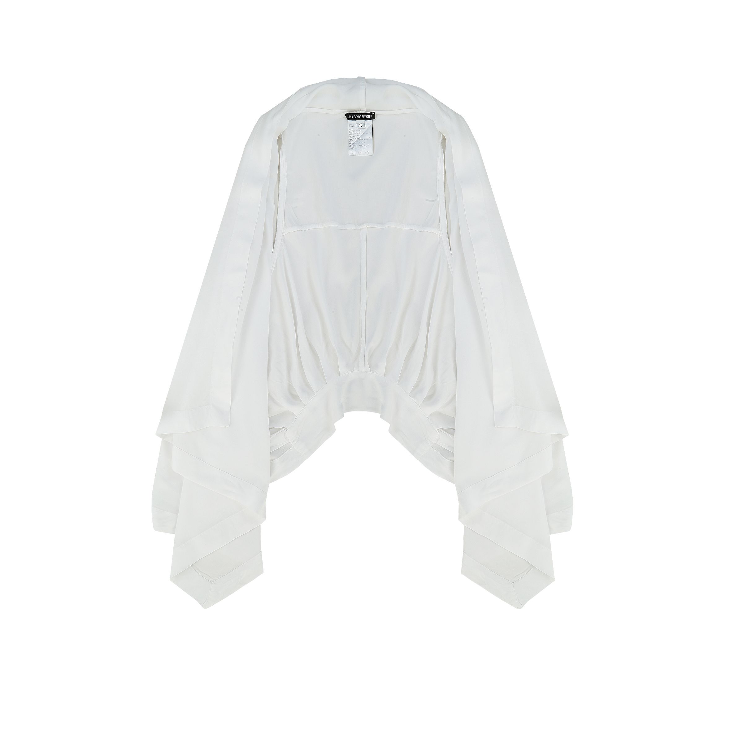 Pre-owned Ann Demeulemeester X Archival Clothing Ann Demeulemeester '00s White Vest