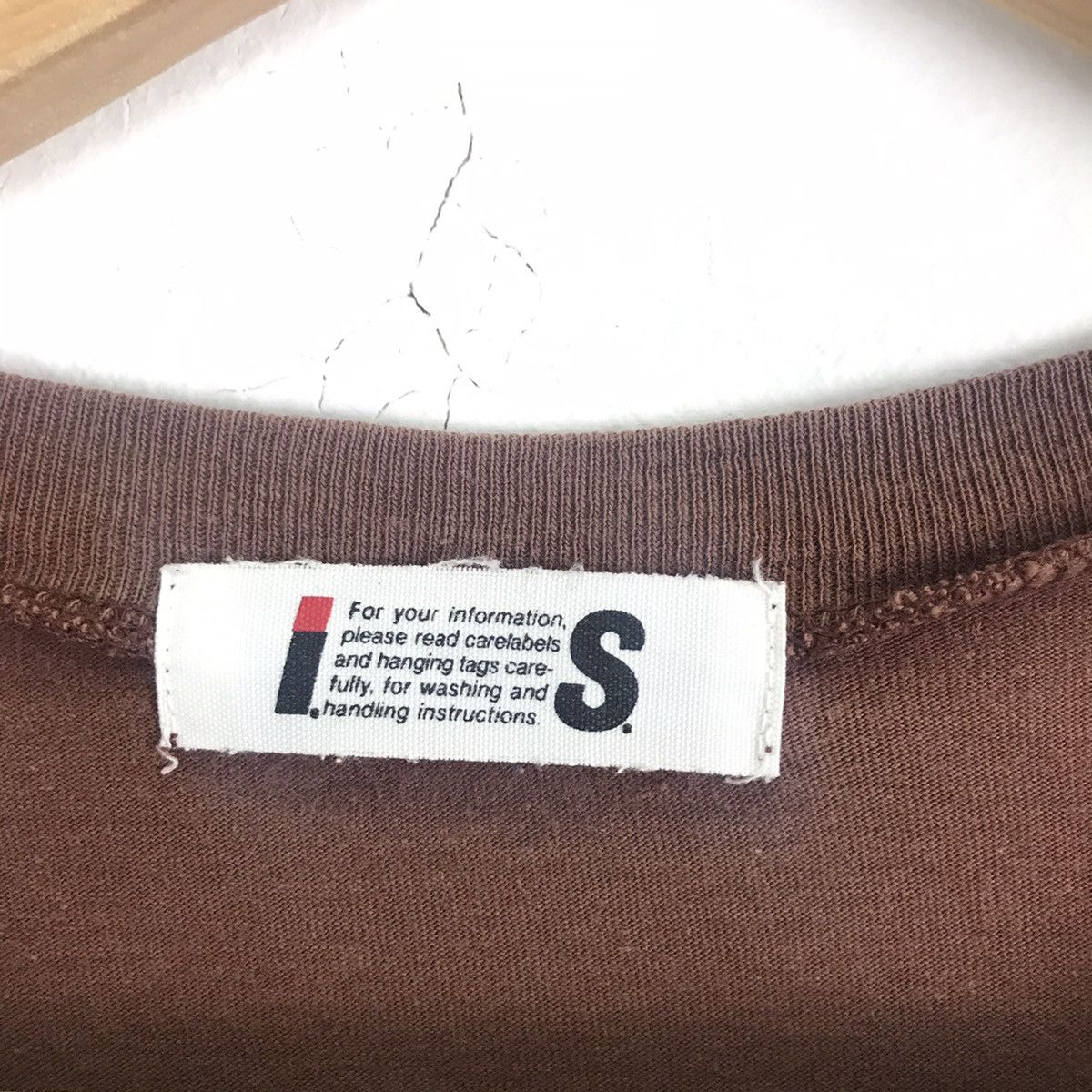 Issey Miyake Vintage Issey Miyake Brown Colour Graphic Tee Size US S / EU 44-46 / 1 - 6 Thumbnail