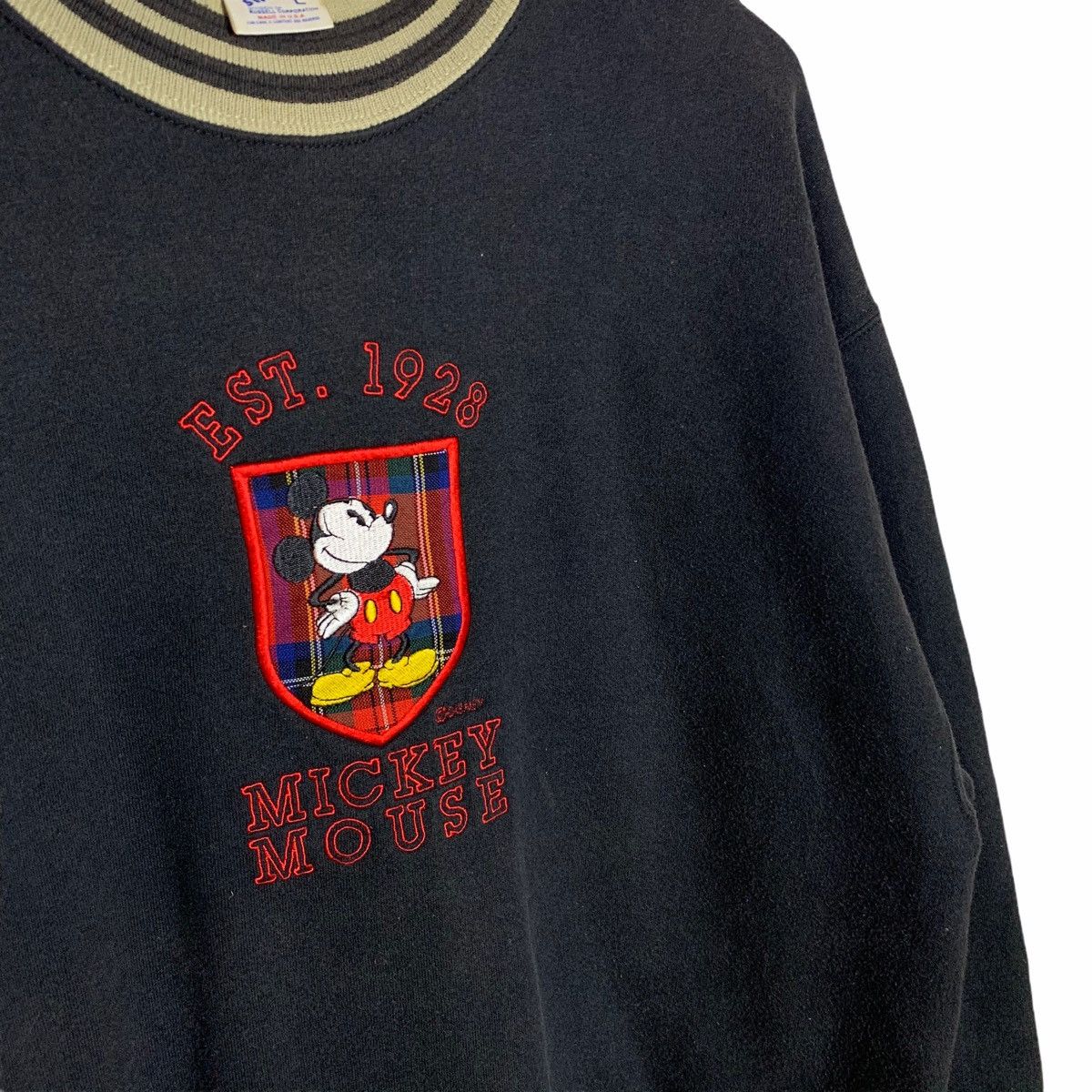 Jerzees × Mickey Mouse × Vintage Vintage Disney Mickey Mouse Sweatshirt Size US L / EU 52-54 / 3 - 6 Thumbnail