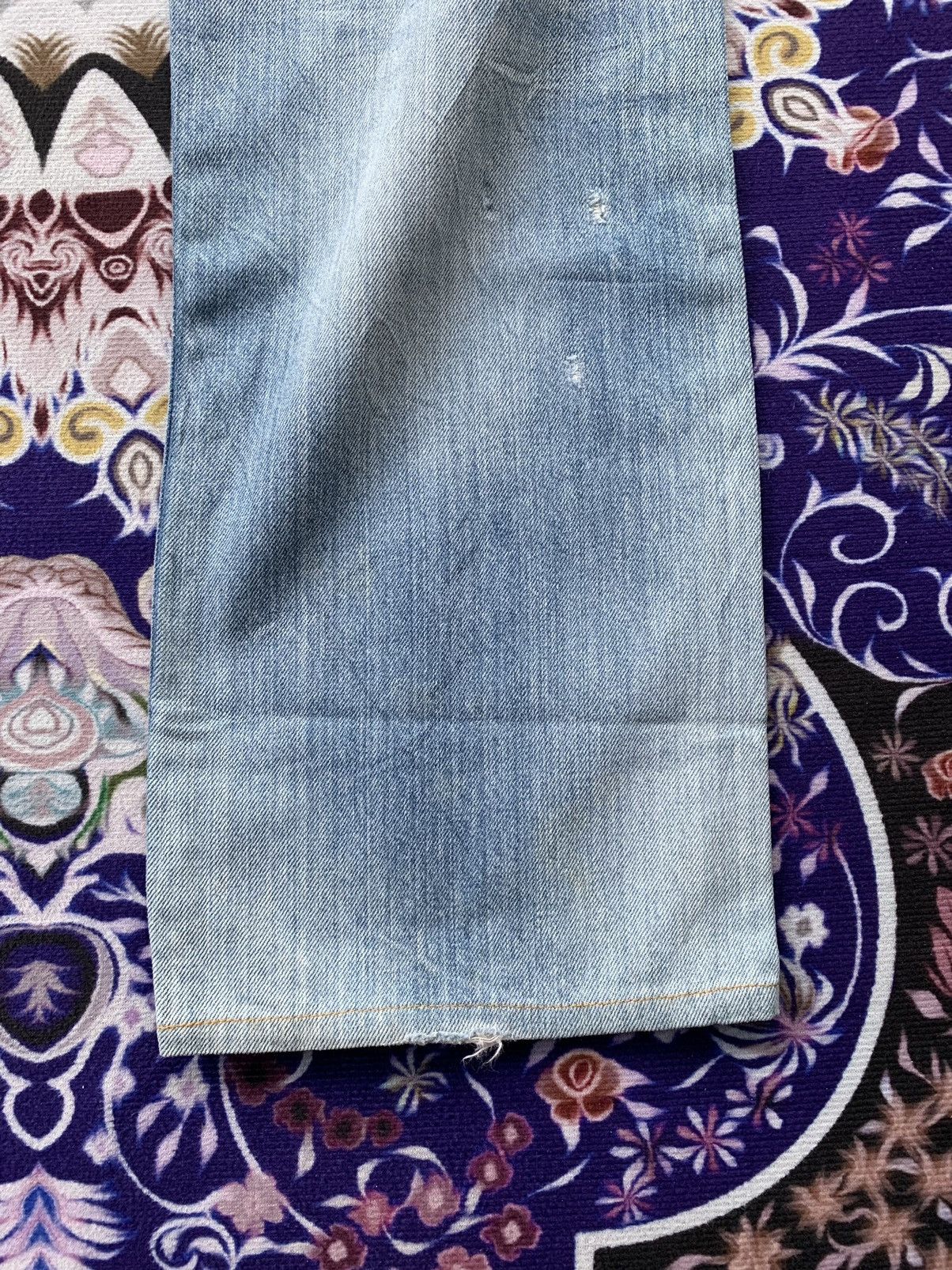 If Six Was Nine Vintage Levis 501 Distressed Denim Size US 32 / EU 48 - 7 Thumbnail