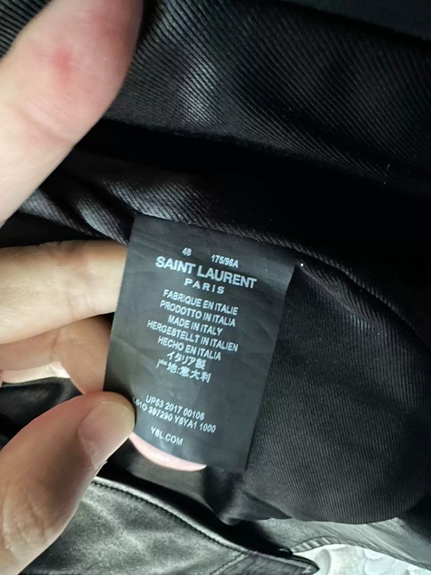 Yves Saint Laurent Saint Laurent 2017 Leather Jacket Size 48 Size US M / EU 48-50 / 2 - 7 Thumbnail