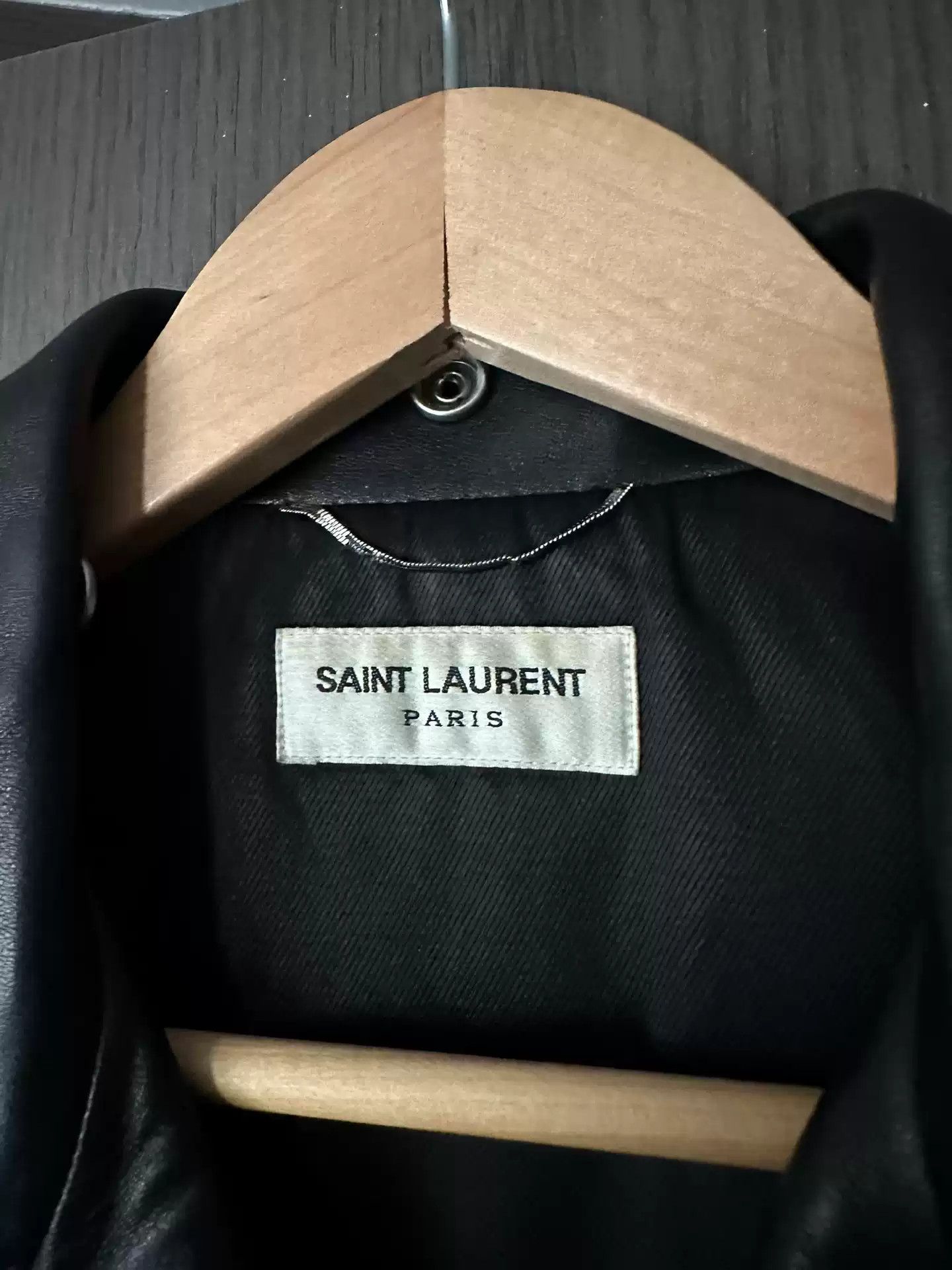 Yves Saint Laurent Saint Laurent 2017 Leather Jacket Size 48 Size US M / EU 48-50 / 2 - 2 Thumbnail