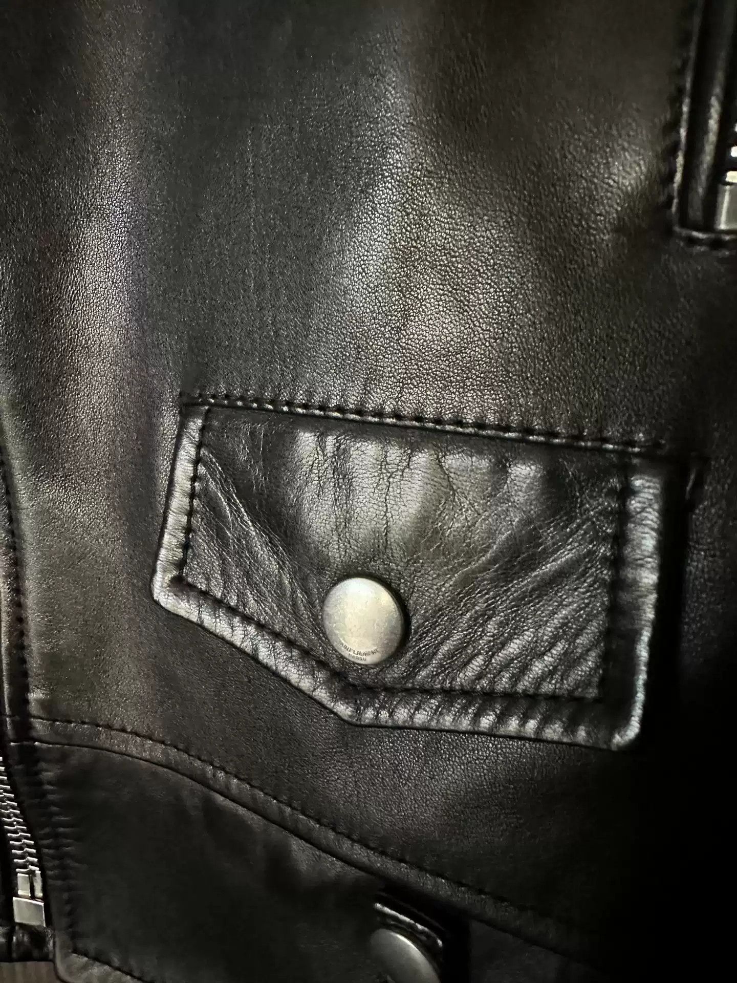Yves Saint Laurent Saint Laurent 2017 Leather Jacket Size 48 Size US M / EU 48-50 / 2 - 6 Thumbnail