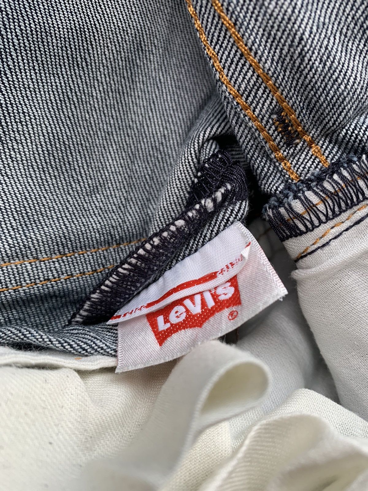 If Six Was Nine Levis 501 Faded Wash Denim Size US 34 / EU 50 - 4 Thumbnail