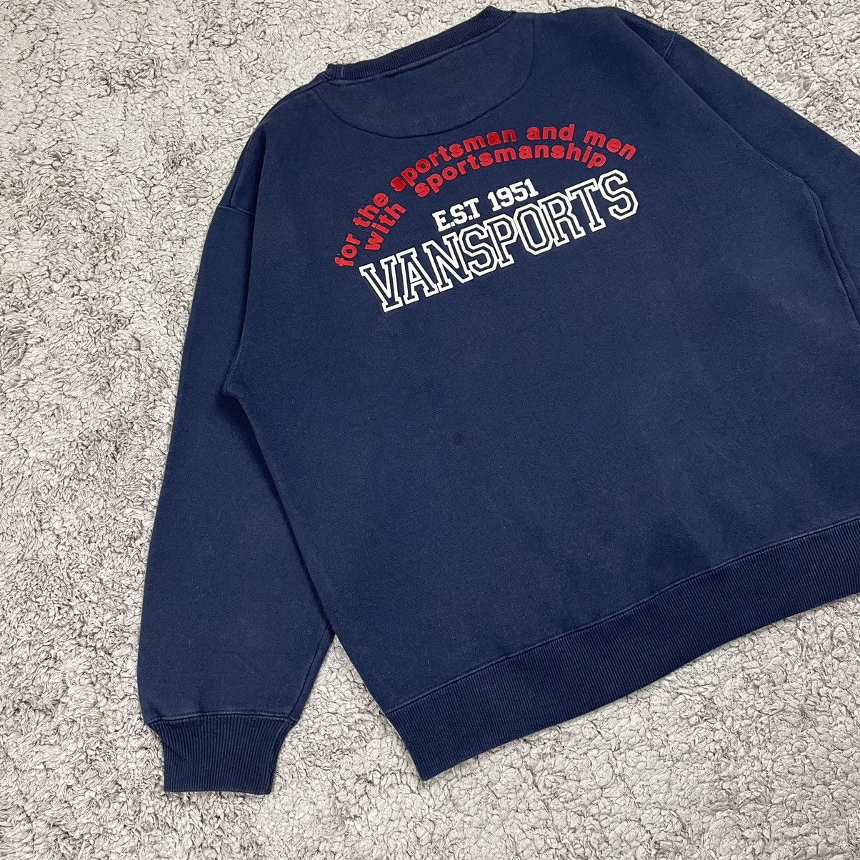Vans Vintage Vansports Big Logo Sweatshirt Size US L / EU 52-54 / 3 - 3 Thumbnail