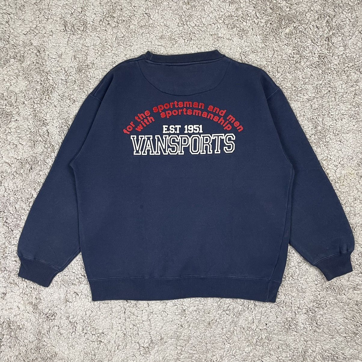 Vans Vintage Vansports Big Logo Sweatshirt Size US L / EU 52-54 / 3 - 1 Thumbnail