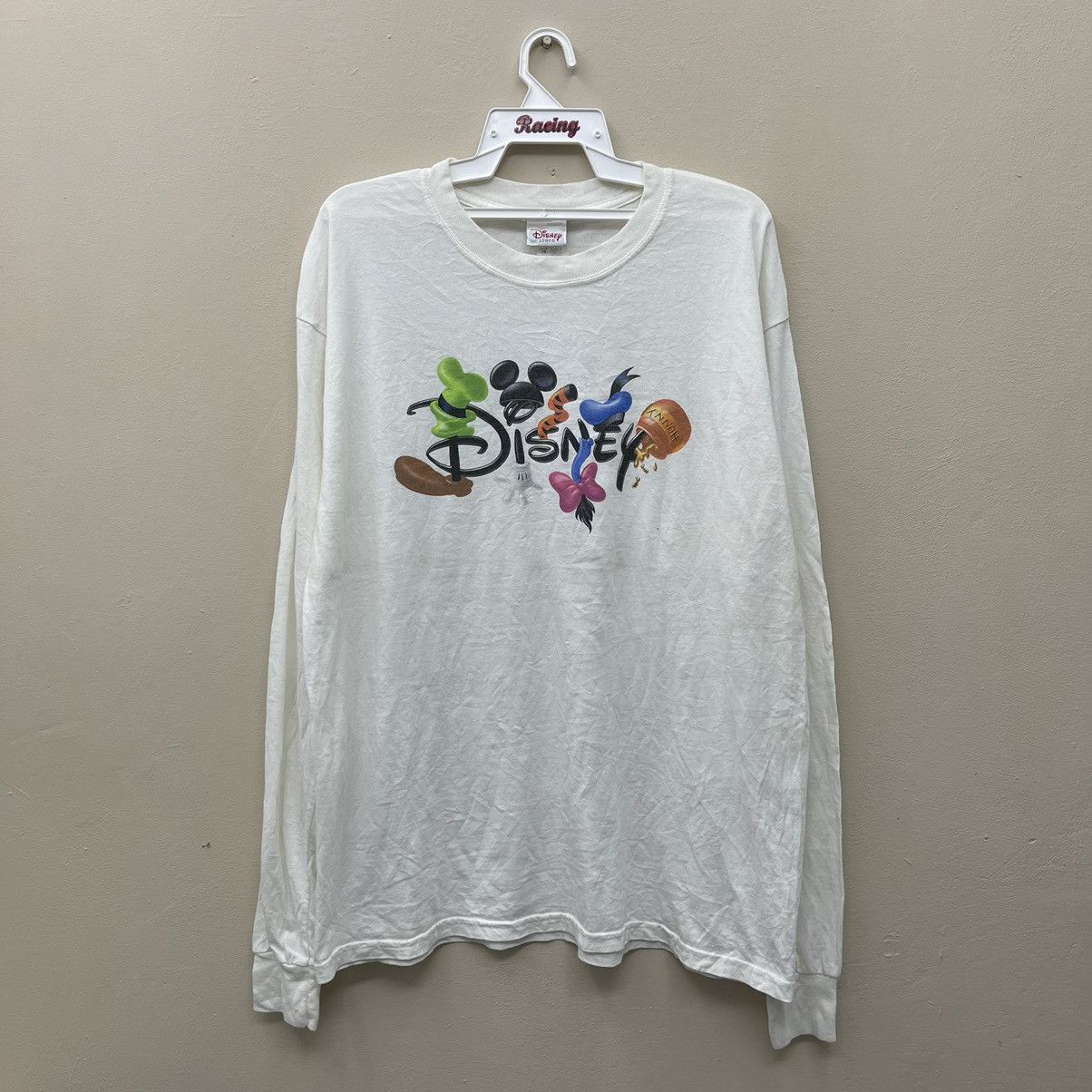 Disney Vintage Disney Mickey Mouse Long Sleeve Shirt Size US XL / EU 56 / 4 - 1 Thumbnail