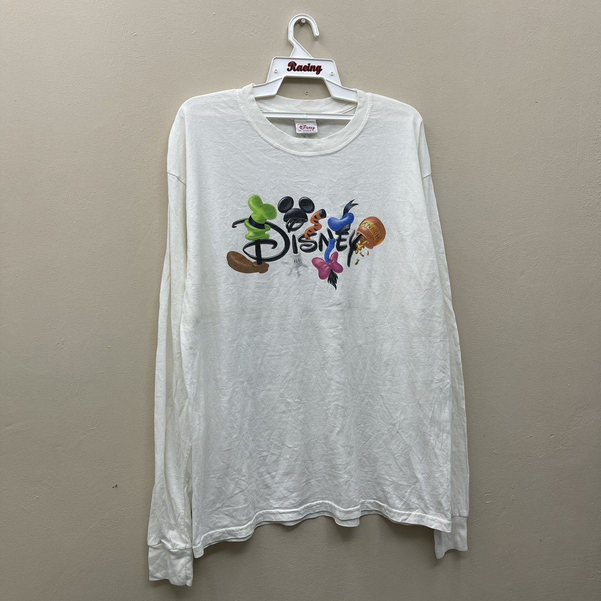 Disney Vintage Disney Mickey Mouse Long Sleeve Shirt Size US XL / EU 56 / 4 - 5 Thumbnail