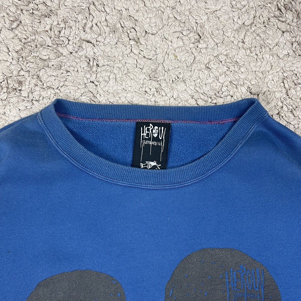 Vintage Vintage Herow Skateboards U.K Sweatshirt Size US L / EU 52-54 / 3 - 6 Thumbnail
