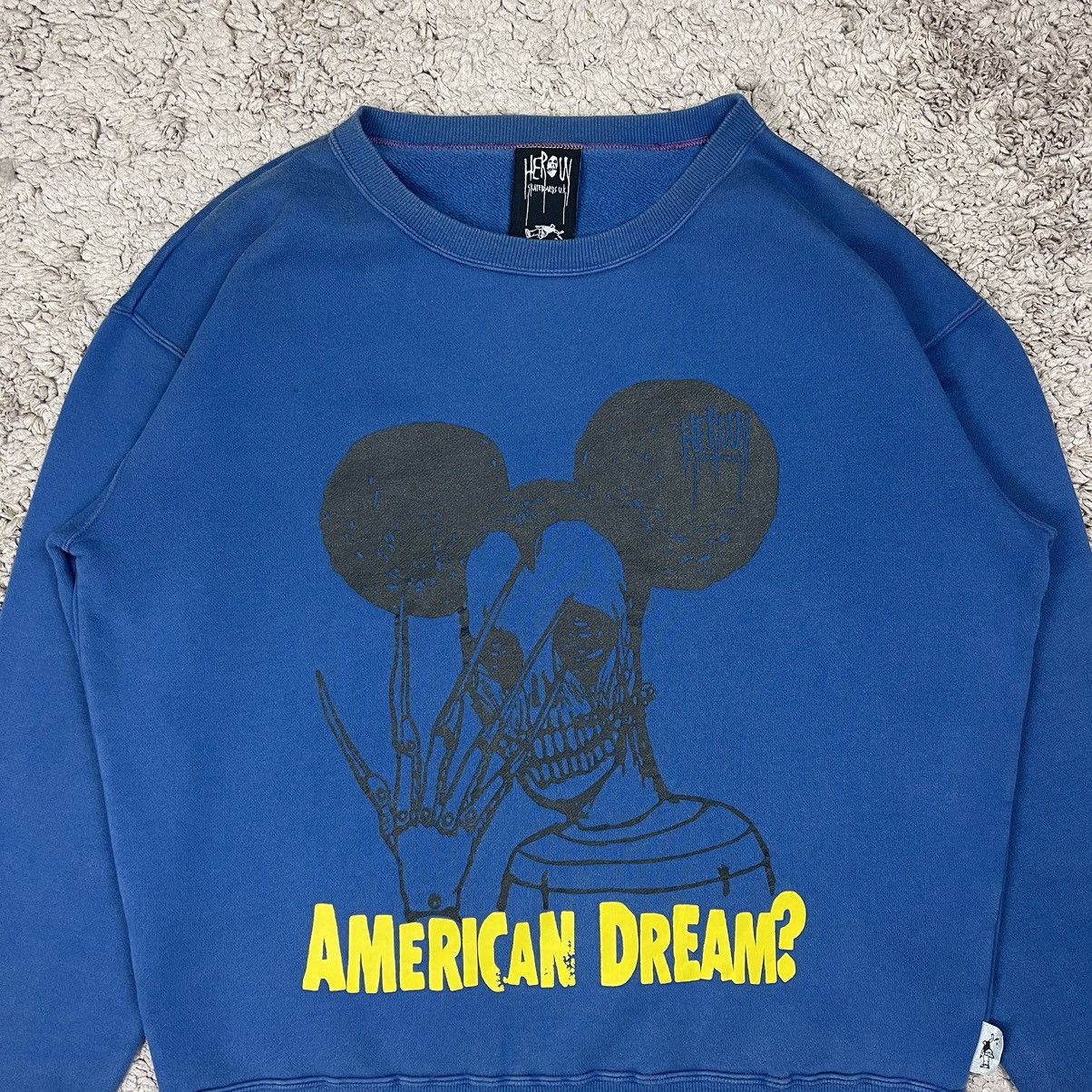 Vintage Vintage Herow Skateboards U.K Sweatshirt Size US L / EU 52-54 / 3 - 5 Thumbnail
