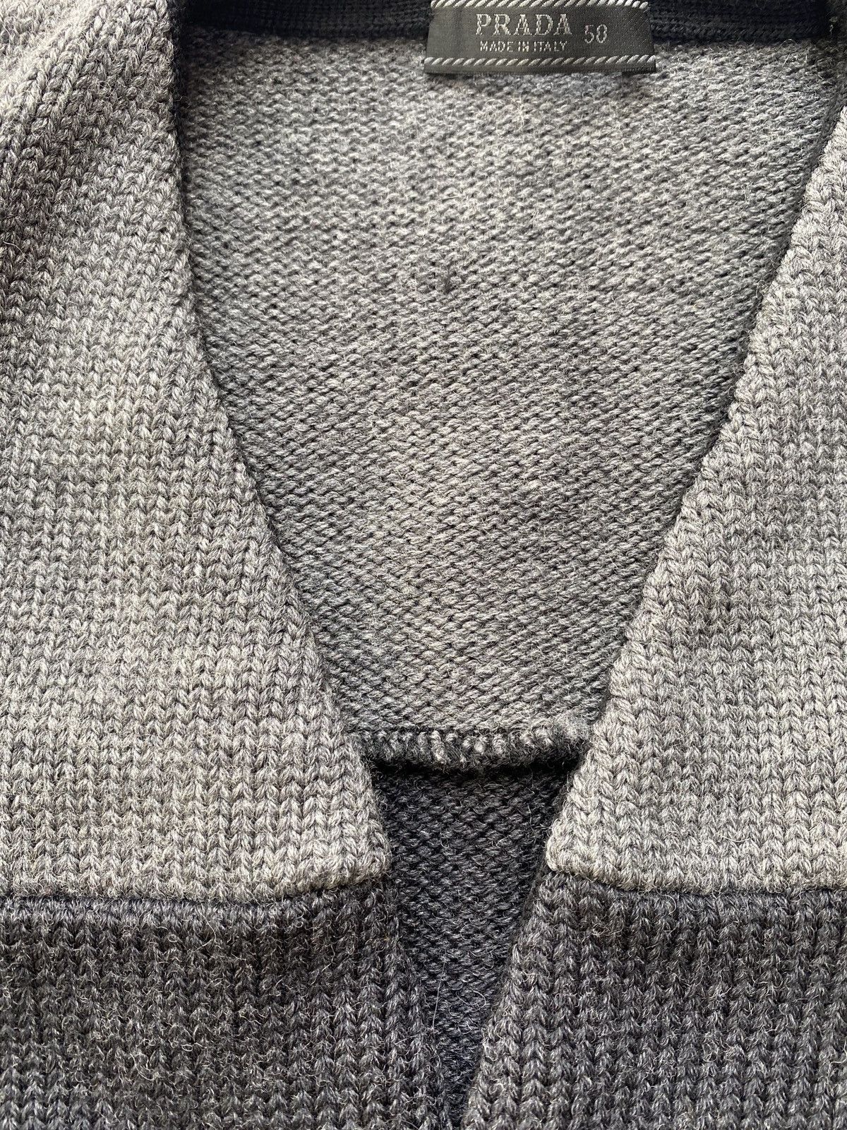 Prada Rare Sample Runway AW08 Color Block Cardigan Size US M / EU 48-50 / 2 - 5 Thumbnail